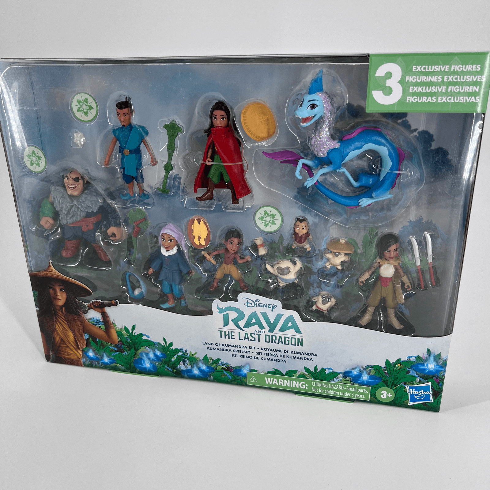 NWT NIB Disney’s Raya and the Last Dragon Land of Kumandra Figurine COMPLETE SET