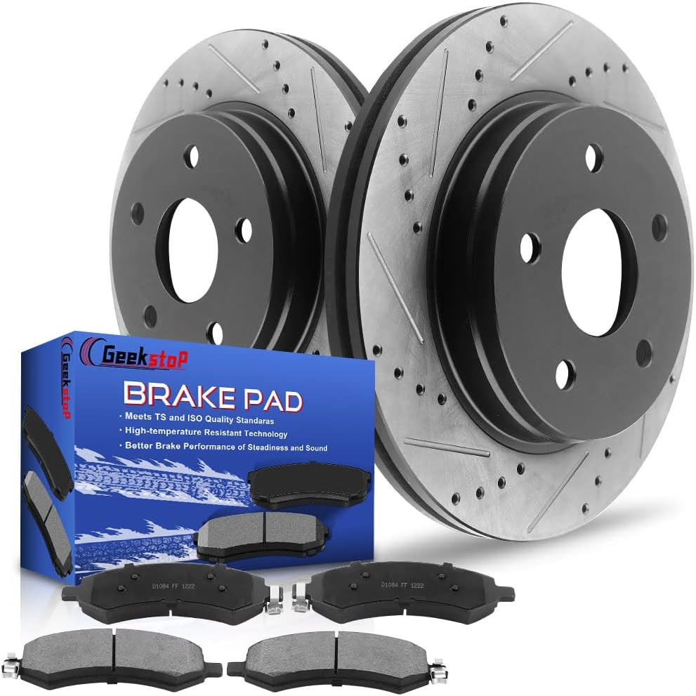 Front Brake Rotors and Pads for 2011-2018 Ram 1500, 2006-2010 Dodge Ram 1500, 2