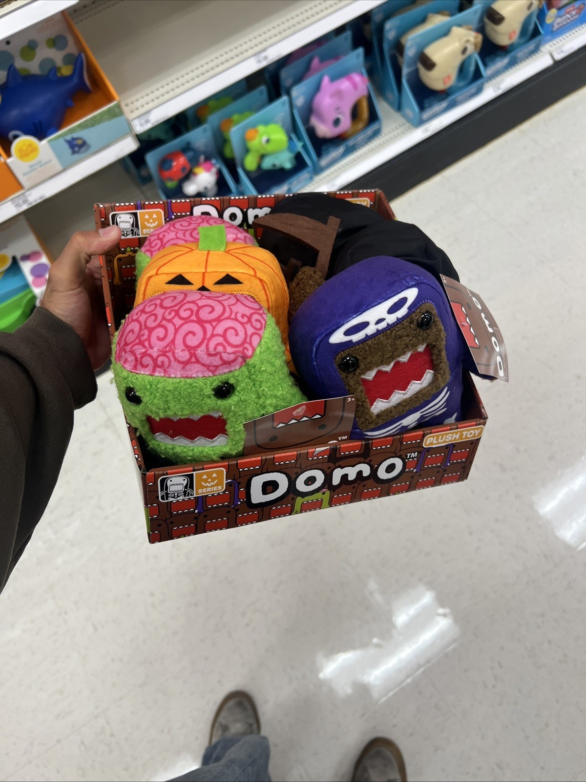DOMO Domo-Kun 2026 Target Halloween Costume Plushies Complete Set Of 4 + 2x NWT