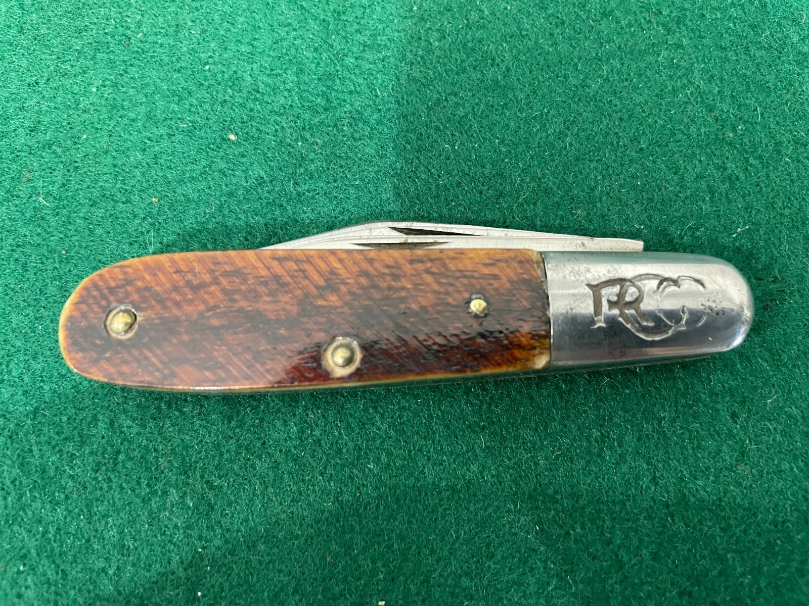 Antique ROBESON Cutlery Shuredge  BARLOW  Pocket Knife 1911-21  Bone  Minty