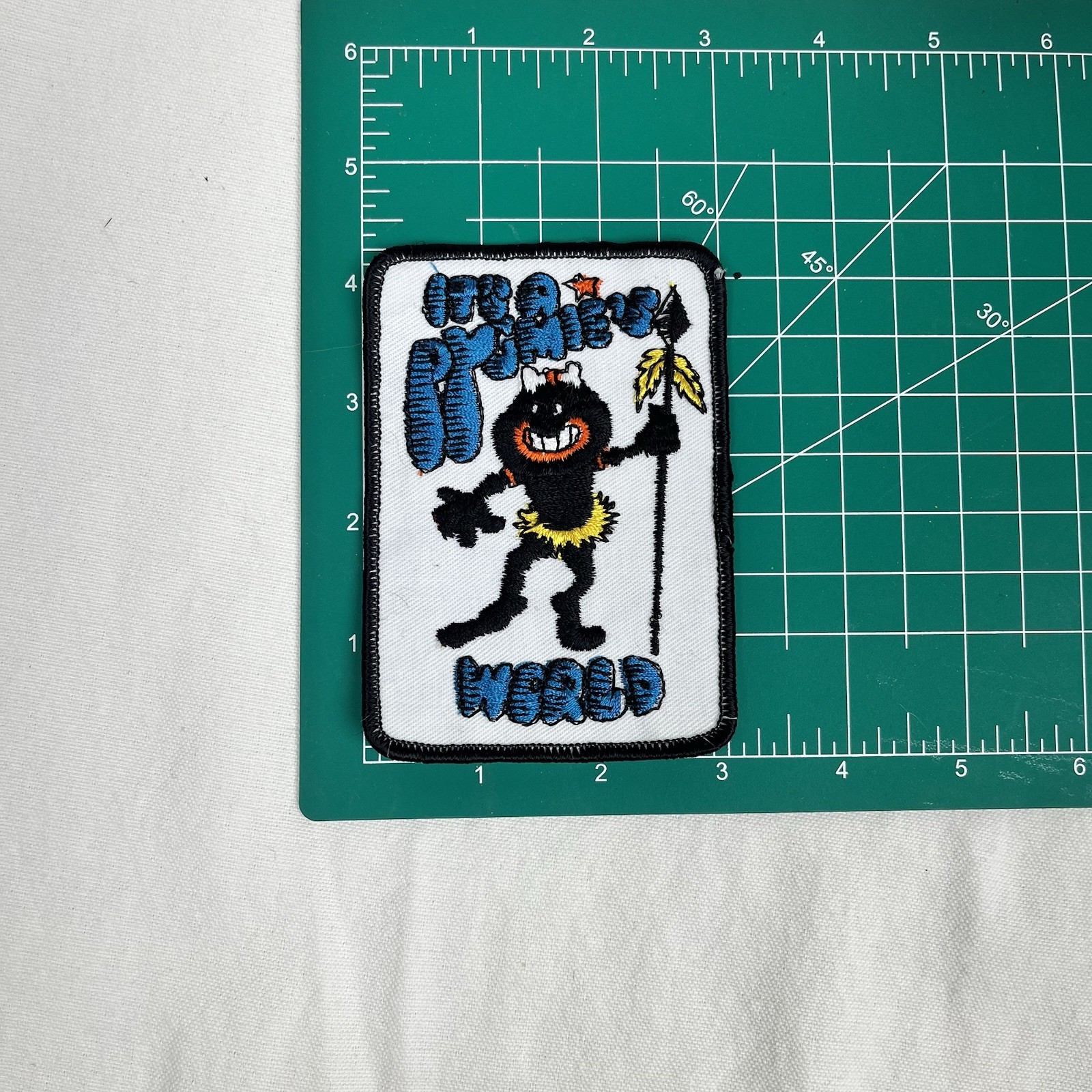 Rare Vintage Custom Patch “It’s a Pygmy World” Military? Fraternity?