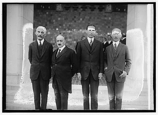 Photo:Washington DC Mellon de Cespedes Phillip Crowder 1922 Men in Suits