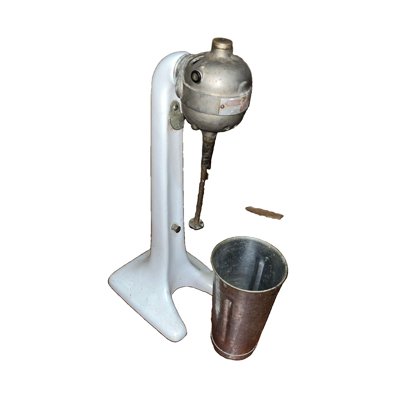 Vintage Hamilton Beach Mfg. Co. #10 Milk Shake Machine W/ Cup Antique