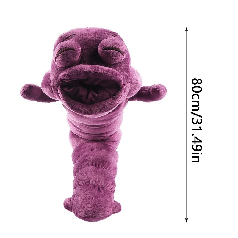 80CM Large Anime Style Worm Plush Toy Cosplay Prop Soft Stuffed Doll Gift 80CM Large Anime Style Worm Plush Toy Cosplay Prop Soft Stuffed Doll Gift