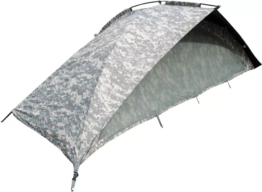 IMPROVED COMBAT SHELTER USGI US MILITARY SURPLUS ORC ACU ICS ONE MAN TENT