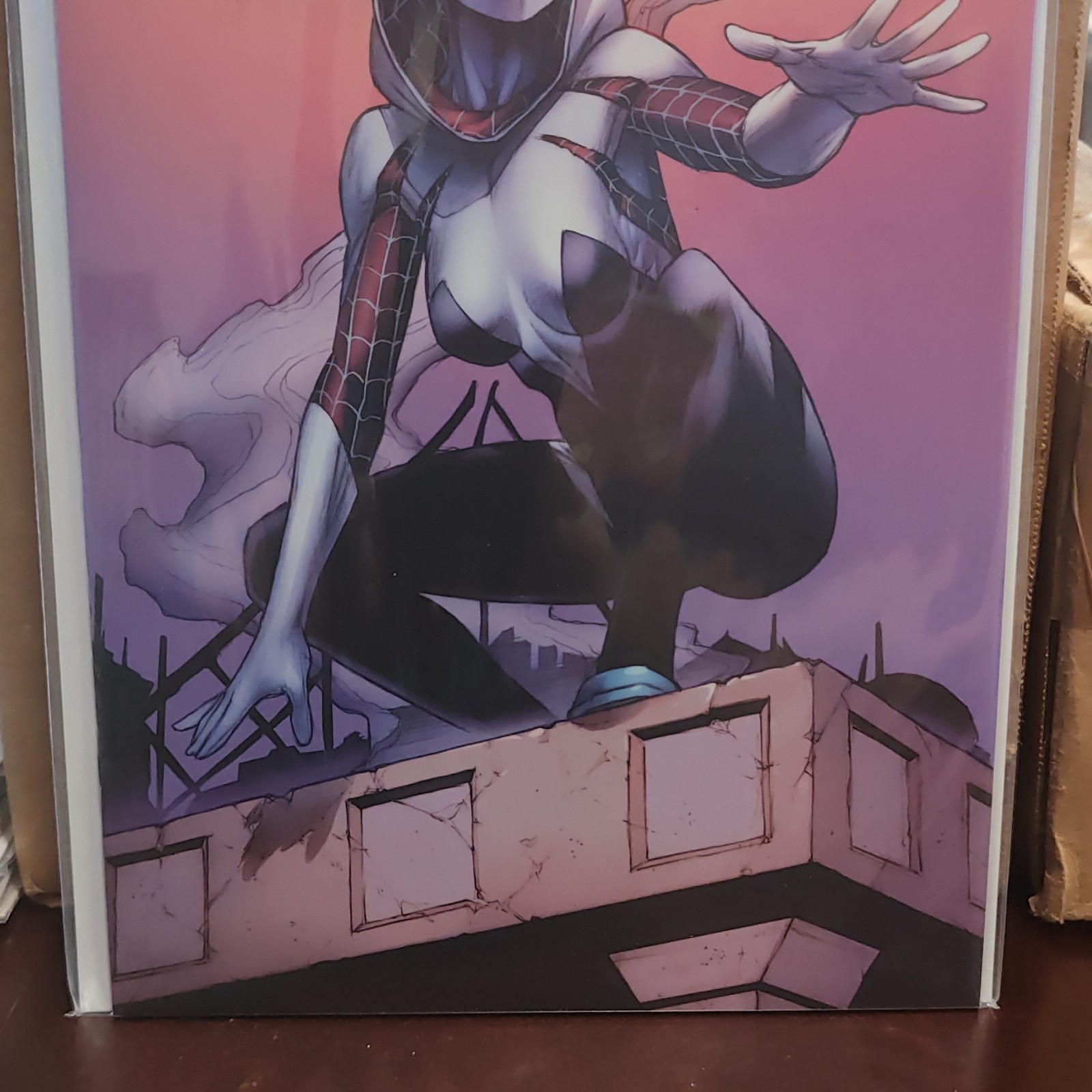 SPIDER-GWEN #1 (MARVEL 2015) RARE DALE KEOWN FOUR COLOR GRAILS VARIANT | German SPIDER-GWEN #1 (MARVEL 2015) RARE DALE KEOWN FOUR COLOR GRAILS VARIANT | German