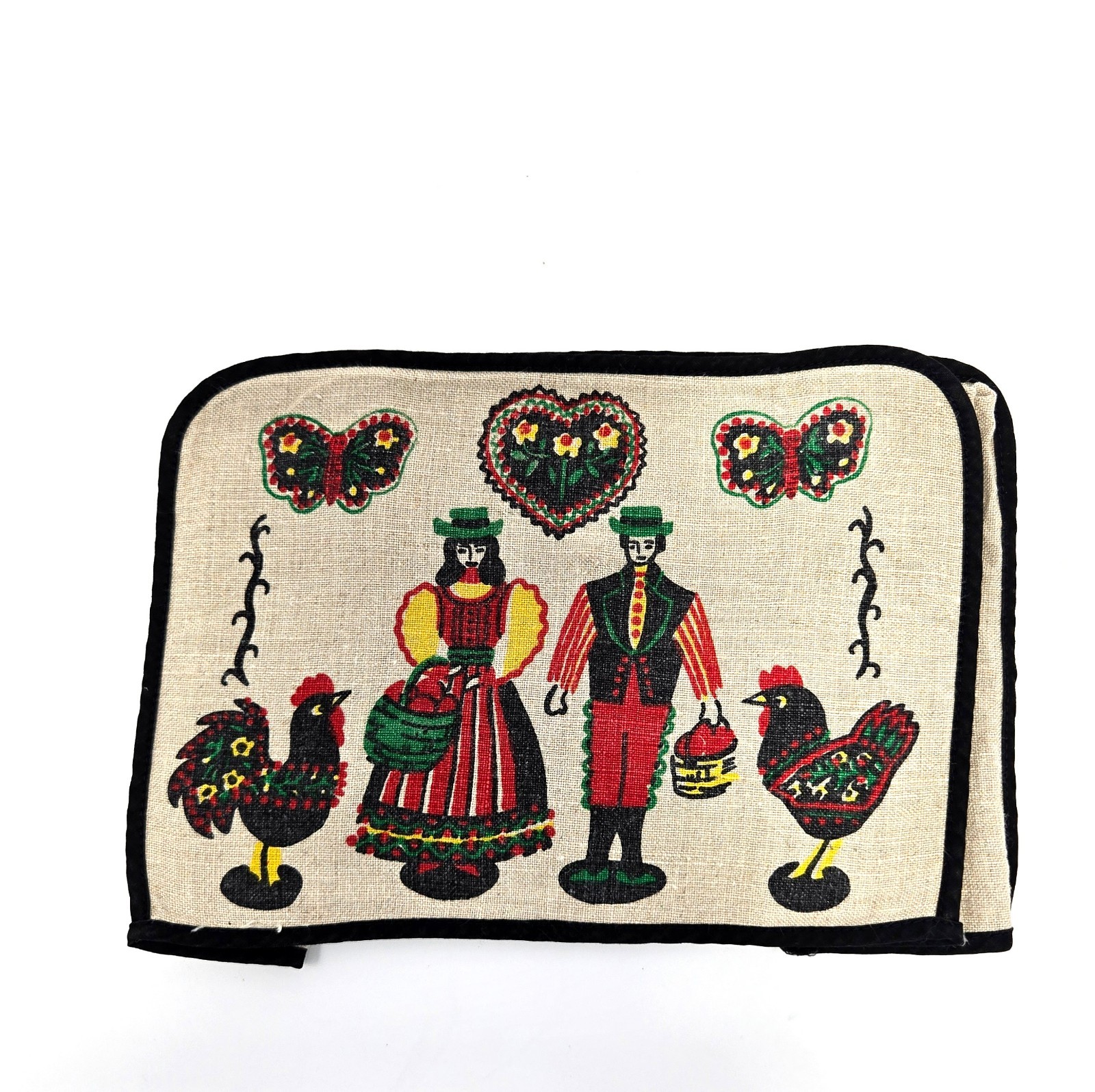 Vintage Pennsylvania Dutch Folk Art Toaster Cover