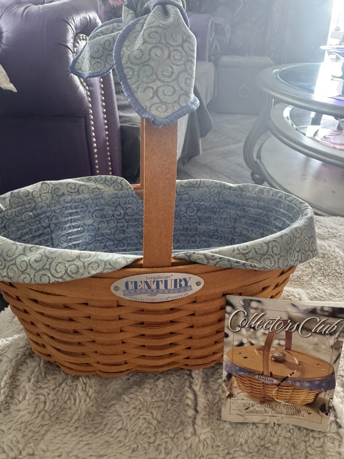 NEW Longaberger Collectors Club Century Celebration 2000 Basket ~ complete set