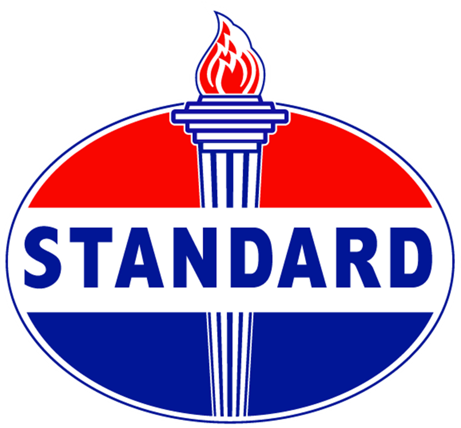 STANDARD TORCH GAS PUMP OIL Vintage Vinyl Sticker |10 Sizes with TRACKING
