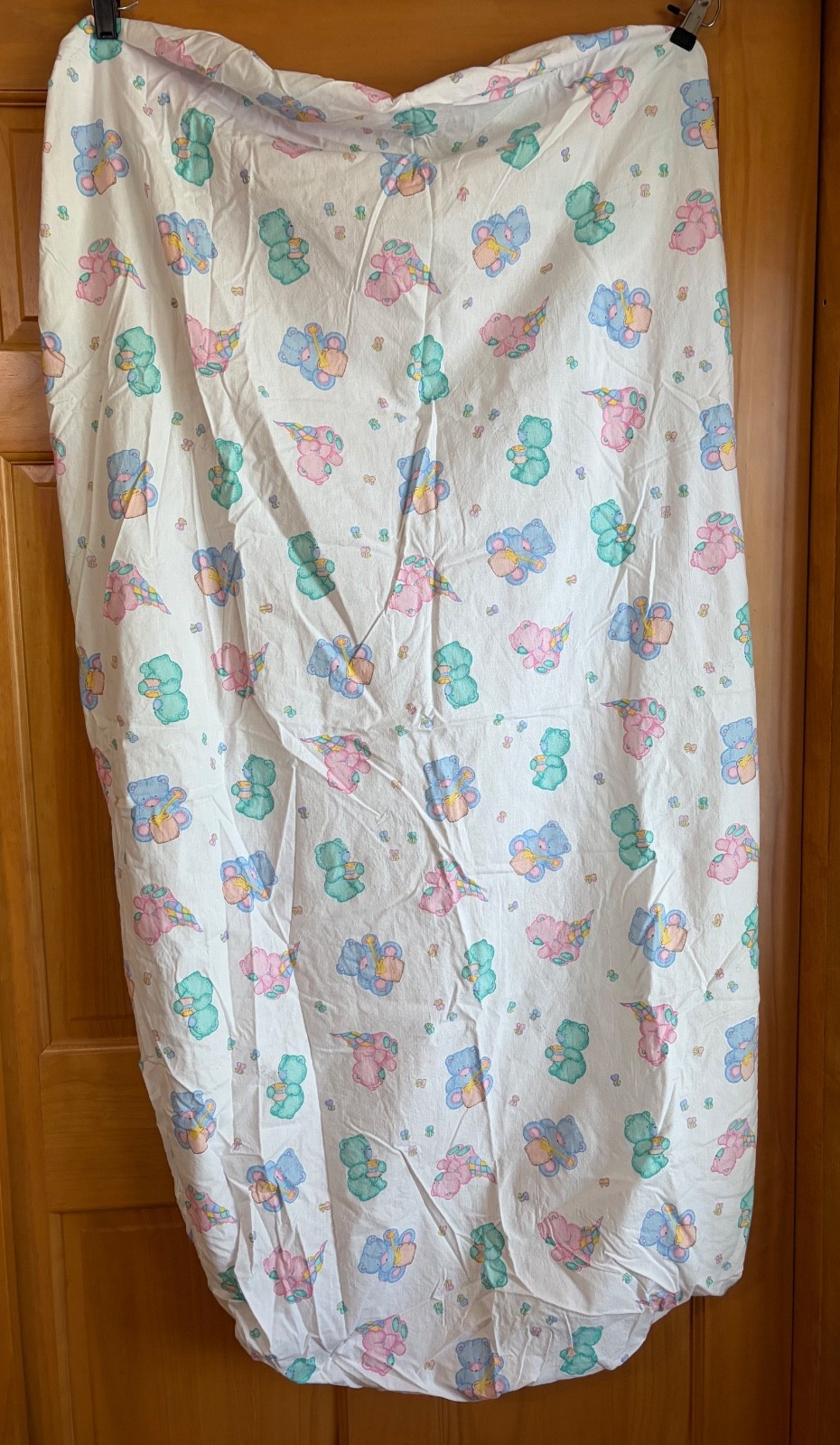 Vintage NWOT Carter\'s Teddy Bear Picnic Pastel Bears Bees Crib Sheet 90s Nursery Vintage NWOT Carter\'s Teddy Bear Picnic Pastel Bears Bees Crib Sheet 90s Nursery