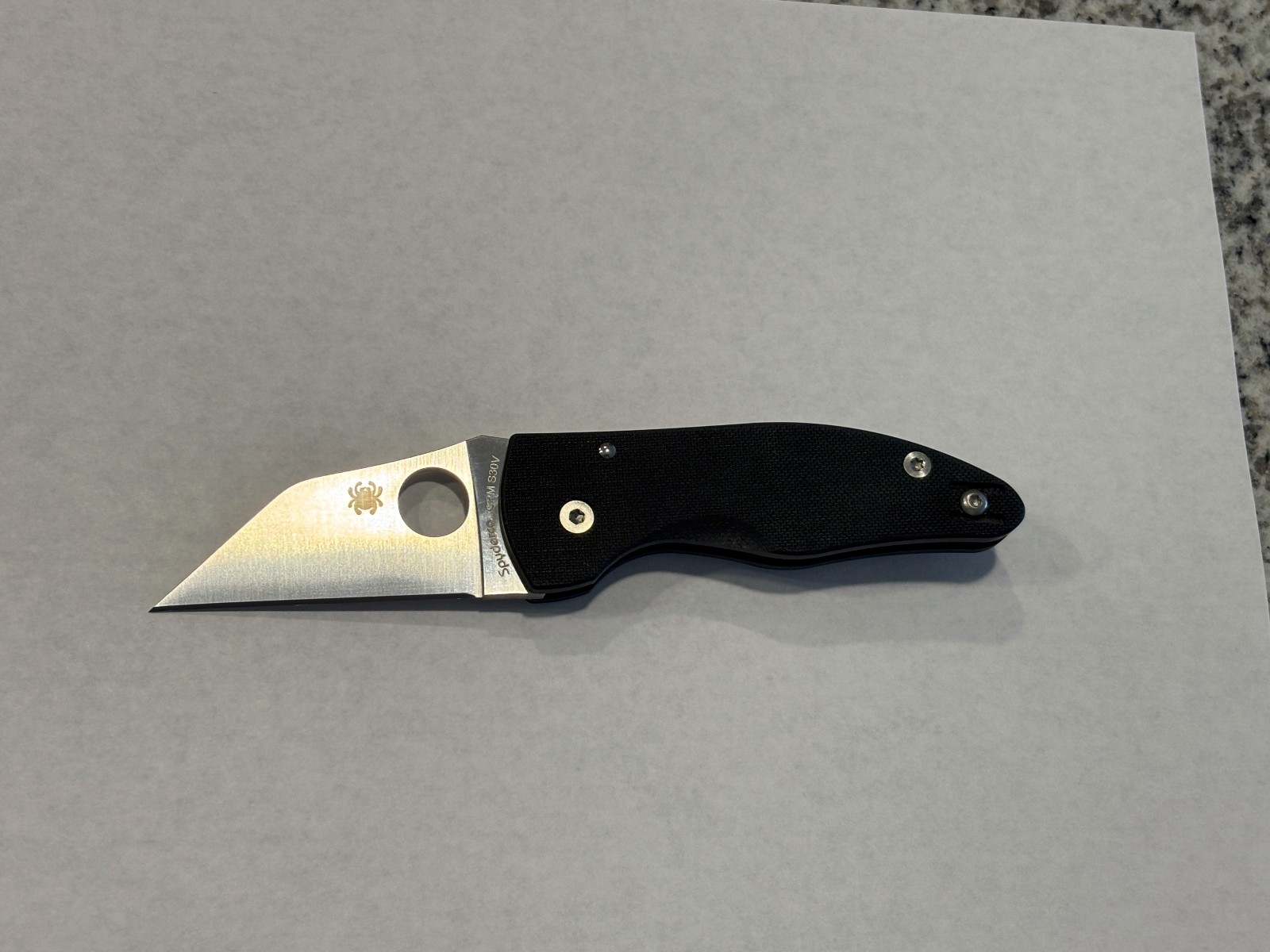 Spyderco Microjimbo Knife Black G-10 (2.5\