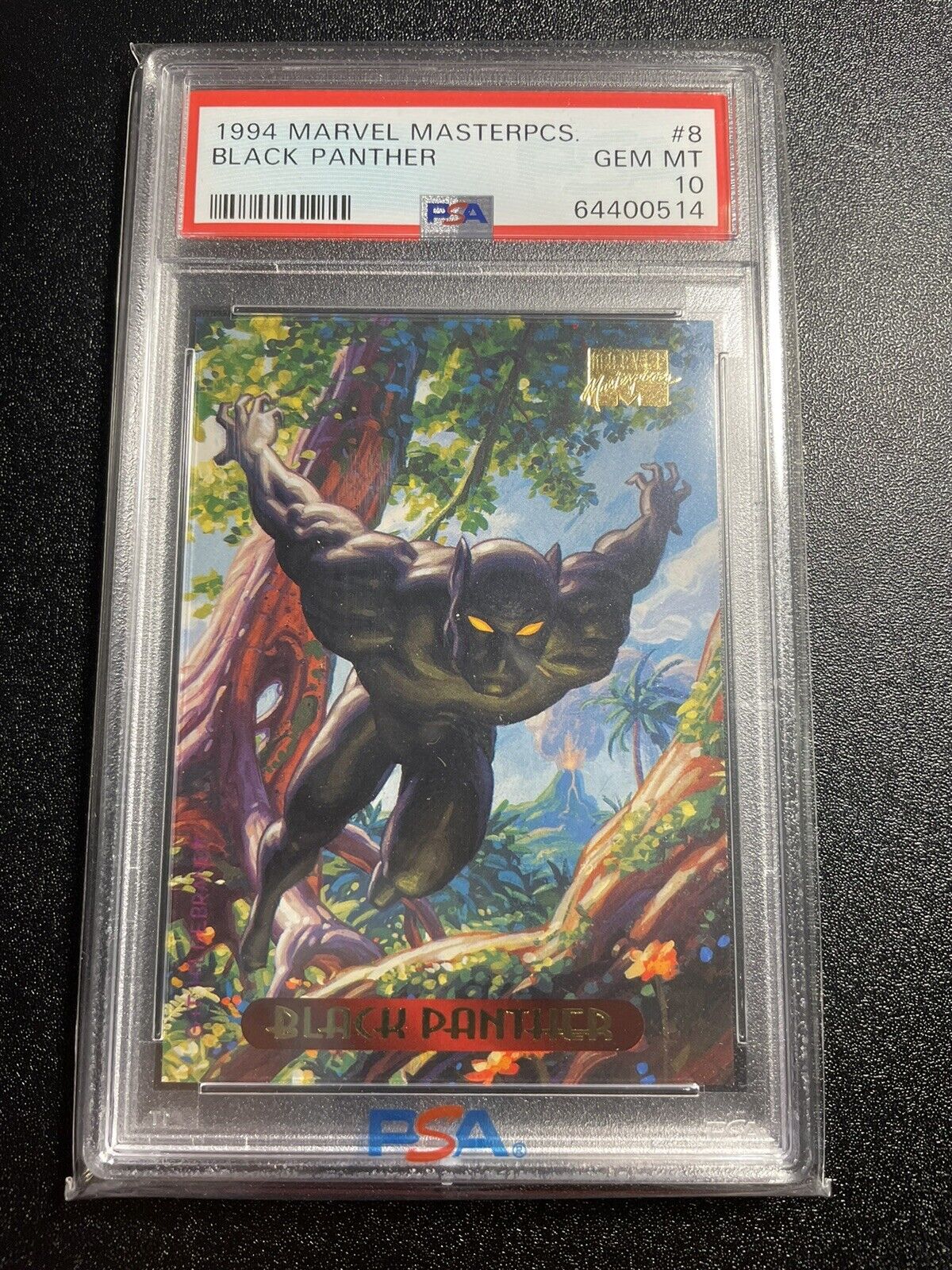1994 Marvel Masterpieces Black Panther #8 PSA 10 GEM MINT
