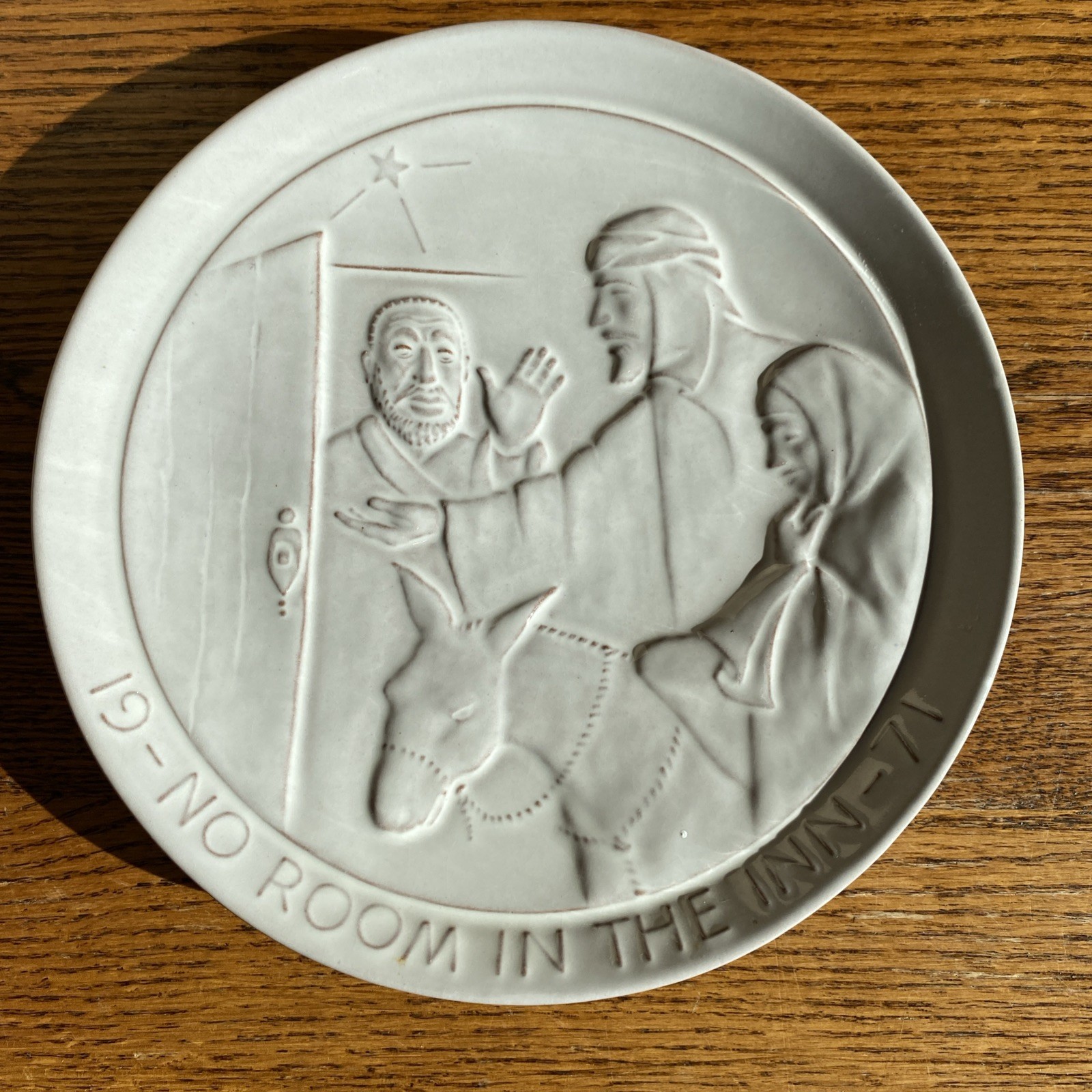 1971 FRANKOMA Christmas Plate \