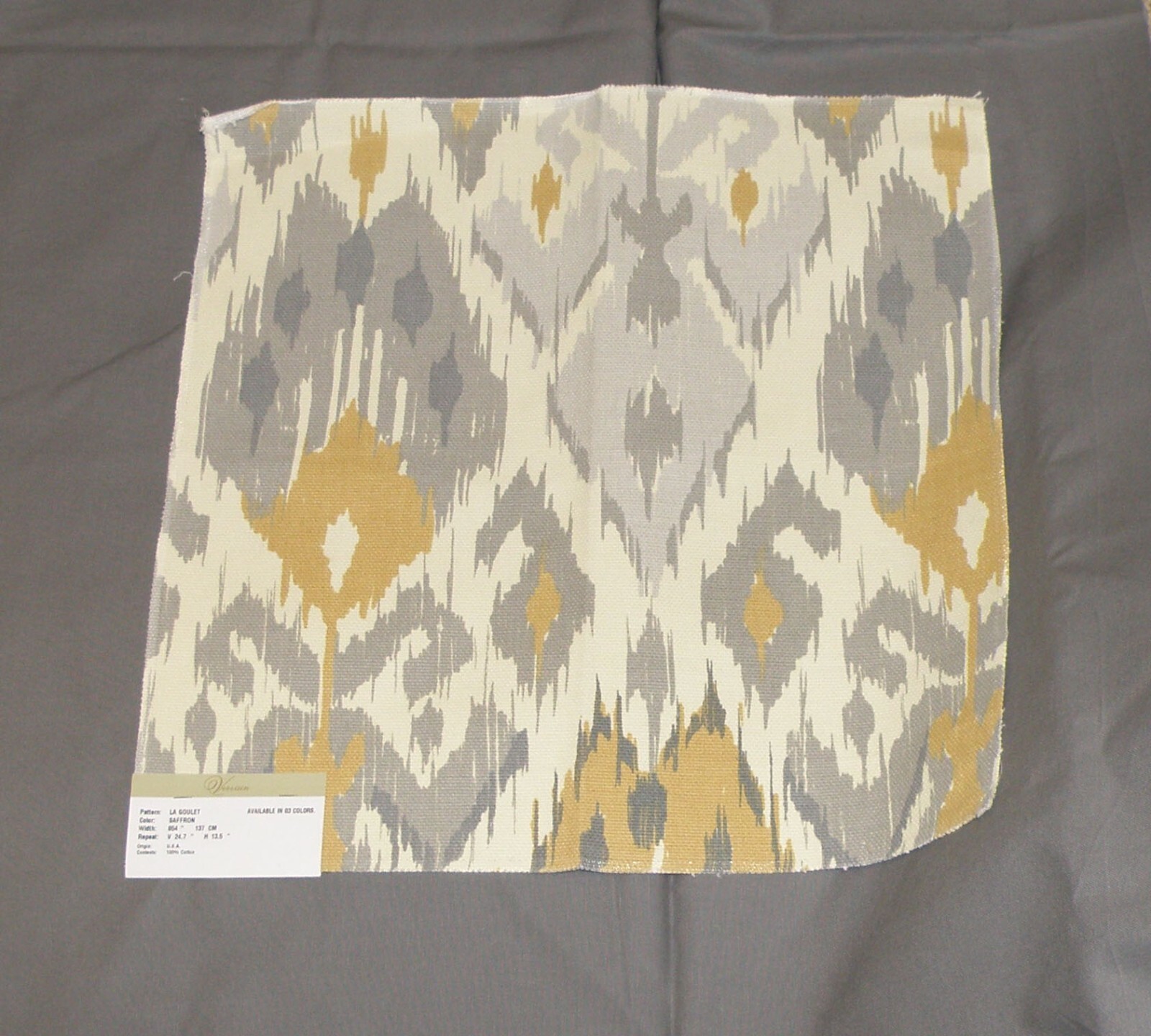 Vervain La Goulet Fabric Remnant & Coord Solid Fabric