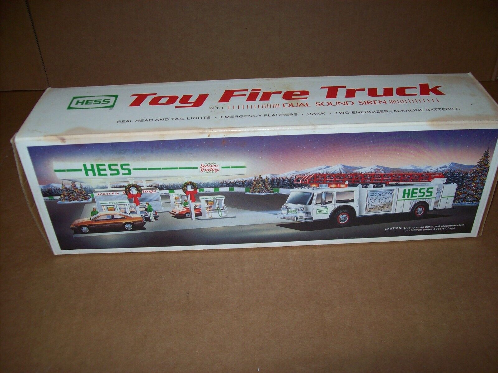 Vintage 1989 Hess Toy Fire Truck New open box