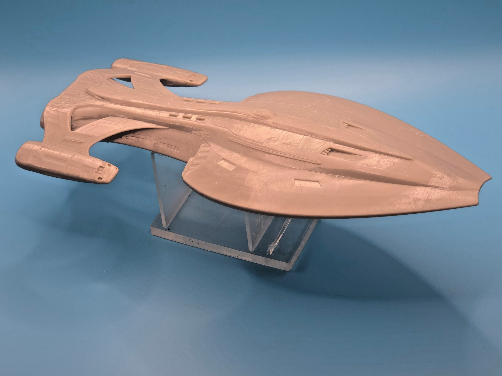 Star Trek 3D Printed Ship - Federation Achilles Class -1/2500 Scale