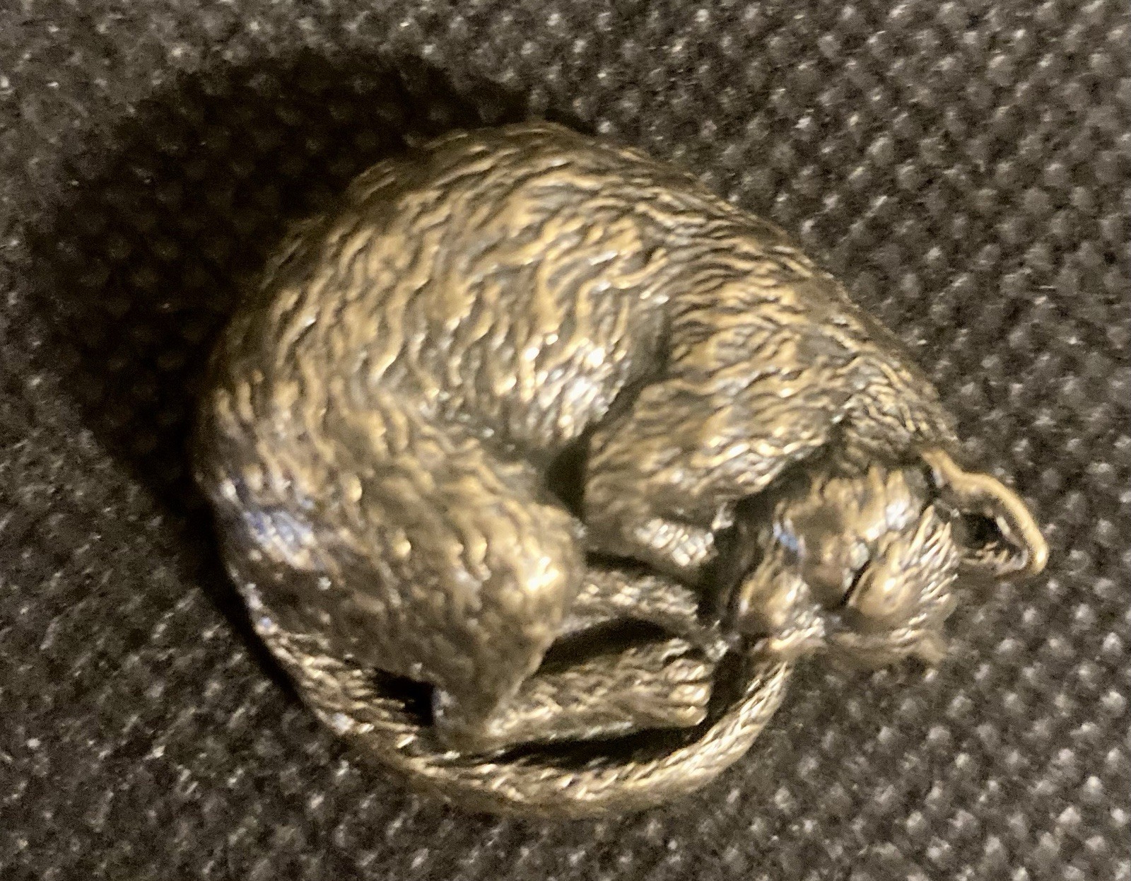 Sleeping Cat Handcrafted 1 1/4