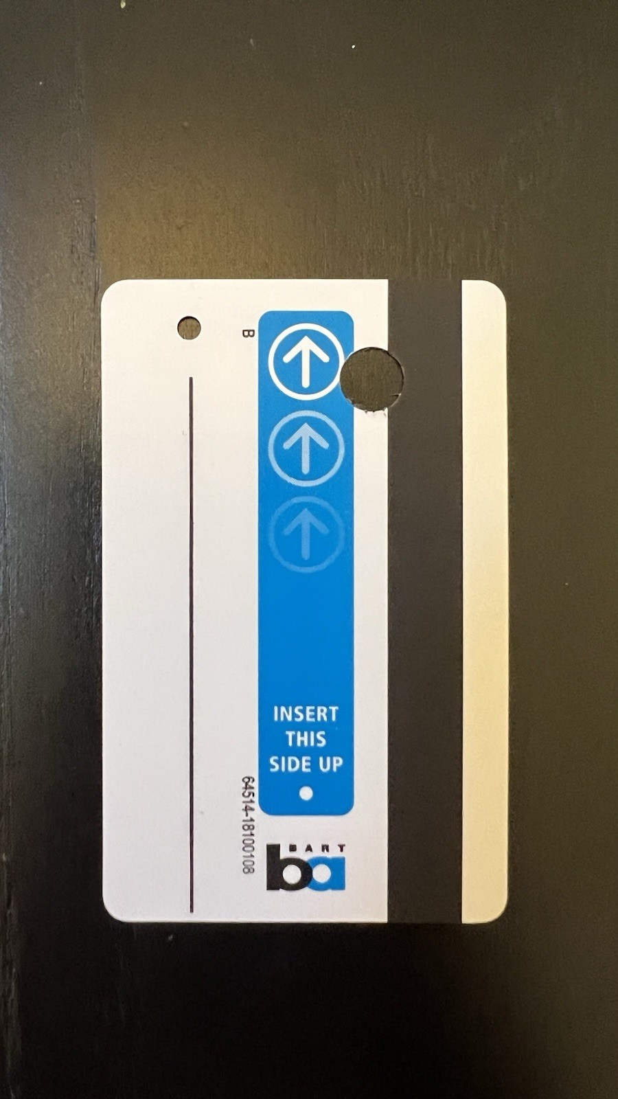 BART Bay Area Rapid Transit Collectible Ticket Blue General Expired