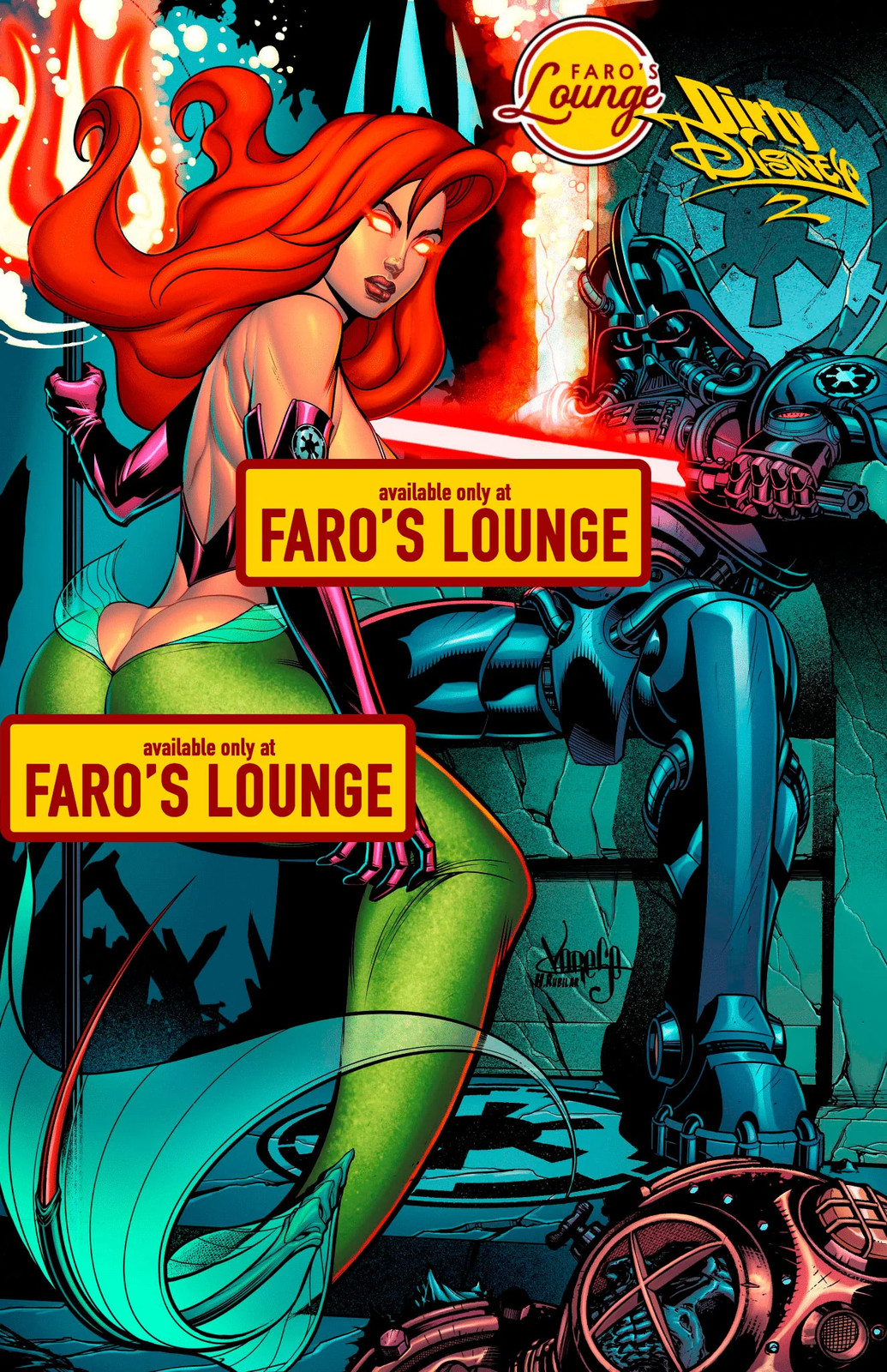 Dirty Disney #2 -- Ariel & Aqua-Vader -- Commissions Collection