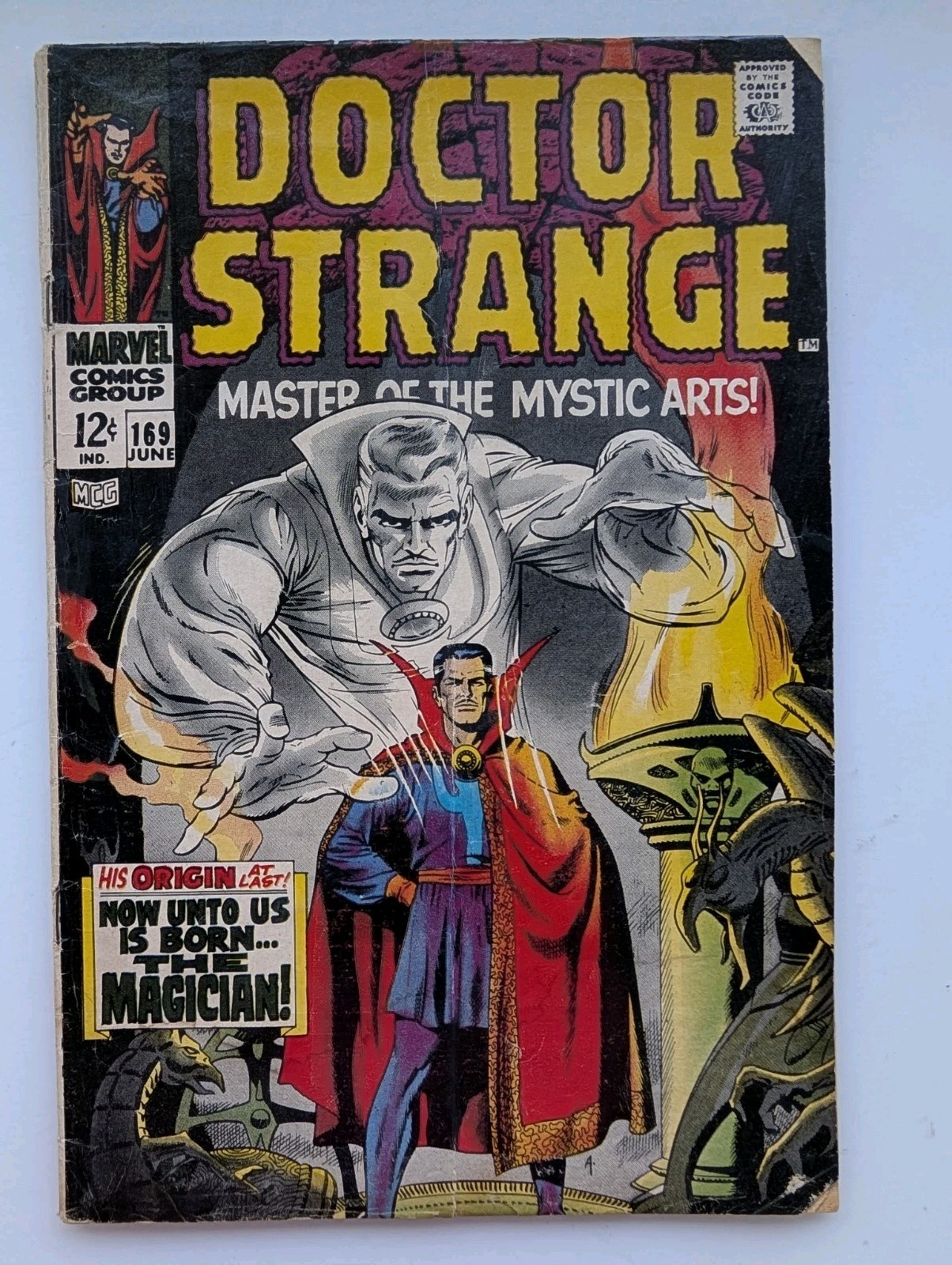 Doctor Strange 169 1st Issue 1st Solo Series Key Silver Age Marvel 1968
