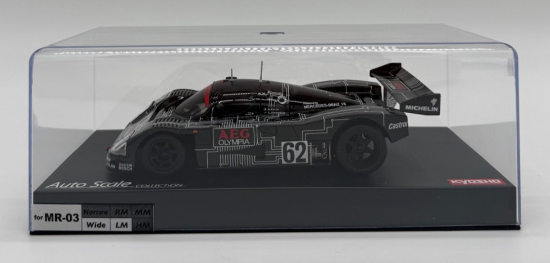 Kyosho Auto Scale MINI-Z Body Sauber Mercedes C9 NO62 LM 1988 Kyosho Auto Scale MINI-Z Body Sauber Mercedes C9 NO62 LM 1988