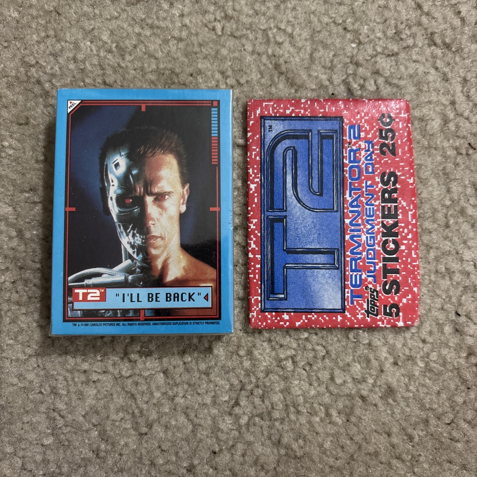1991 Topps Complete Set Terminator 2 - Sealed Arnold Schwarzenegger RC📈 + Pack