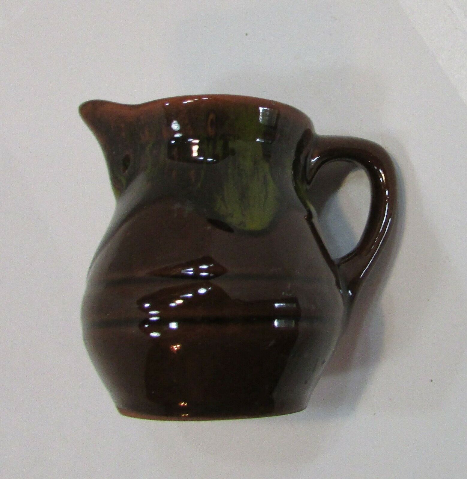 Vintage 1960\'s McMaster Pottery Green Brown Red Clay Pottery 3\