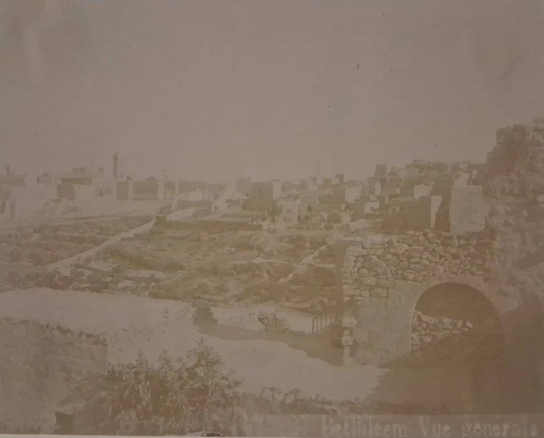 1880s-90s BETHLEHEM Palestine ISRAEL Albumen print PHOTO Victorian 3.5