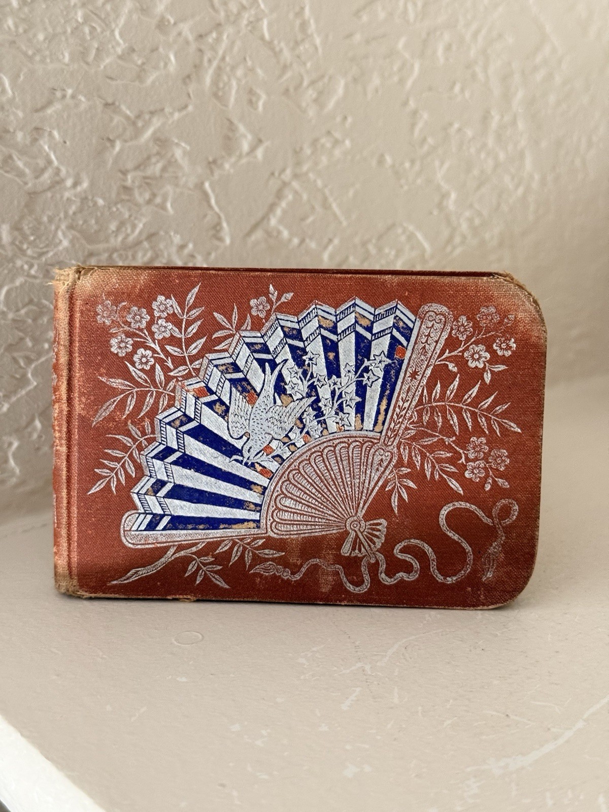 Antique Victorian Era Friendship Sentiment Notebook 1883 Aesthetic Movement 3”in