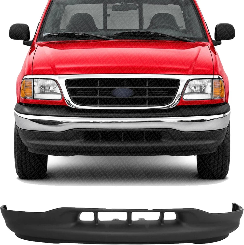 Front Bumper Lower Valance Panel Primed Plastic with Air Holes | Direct Replacem