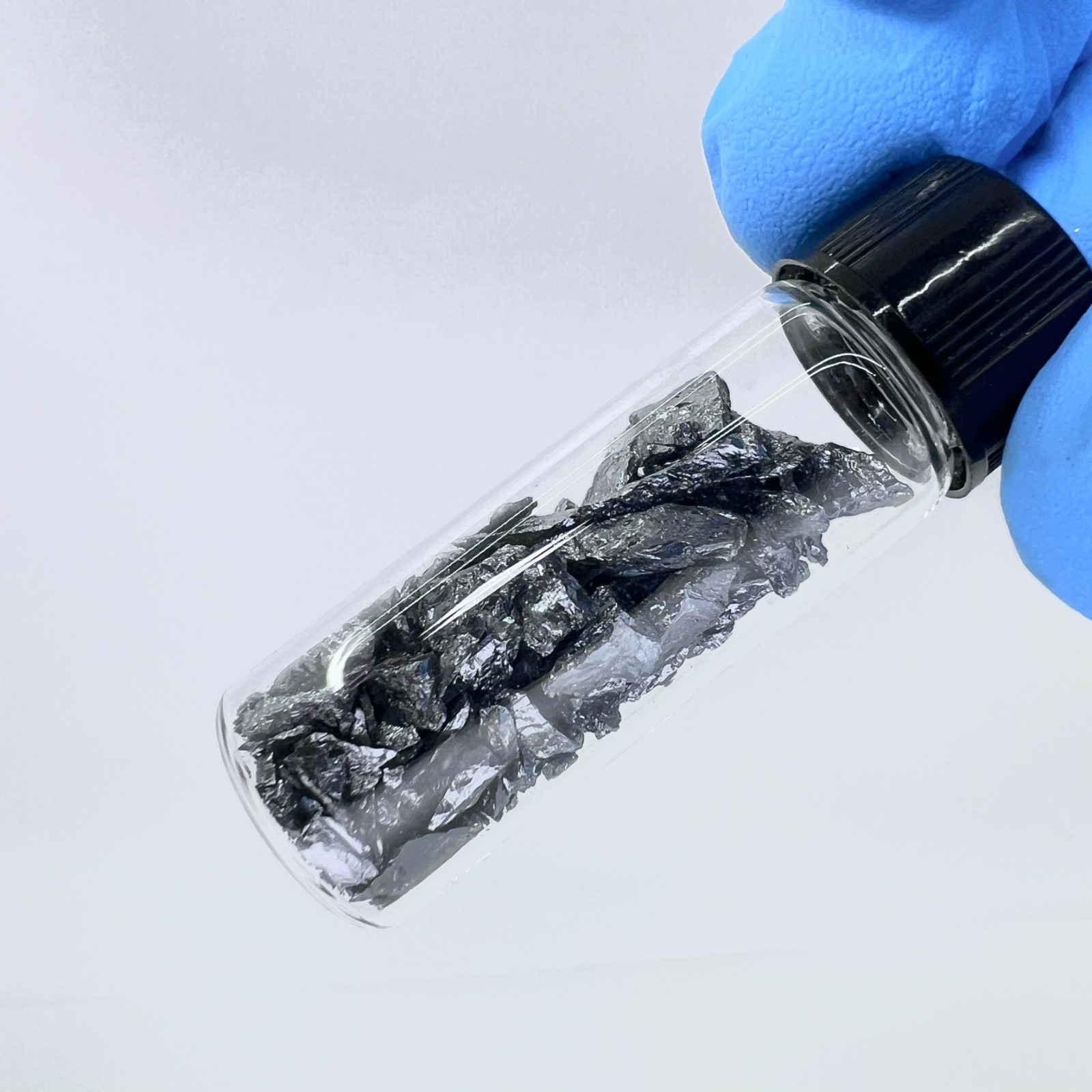 Silicon Crystals Sample Pure 99.9% Metalloid for Collection or Experiments
