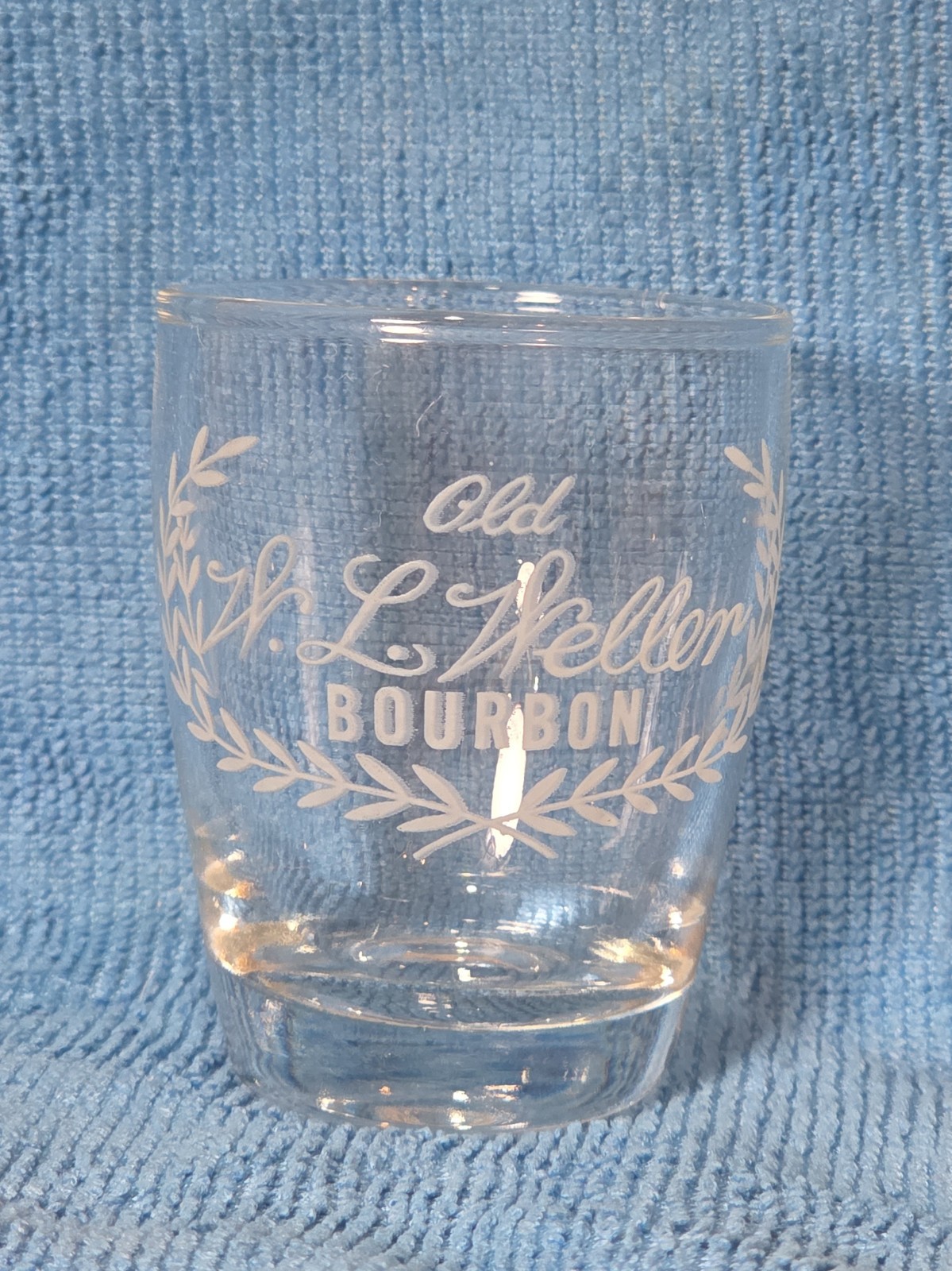 Vintage Old W.L. Weller Bourbon Shot glasses (1960s Era)