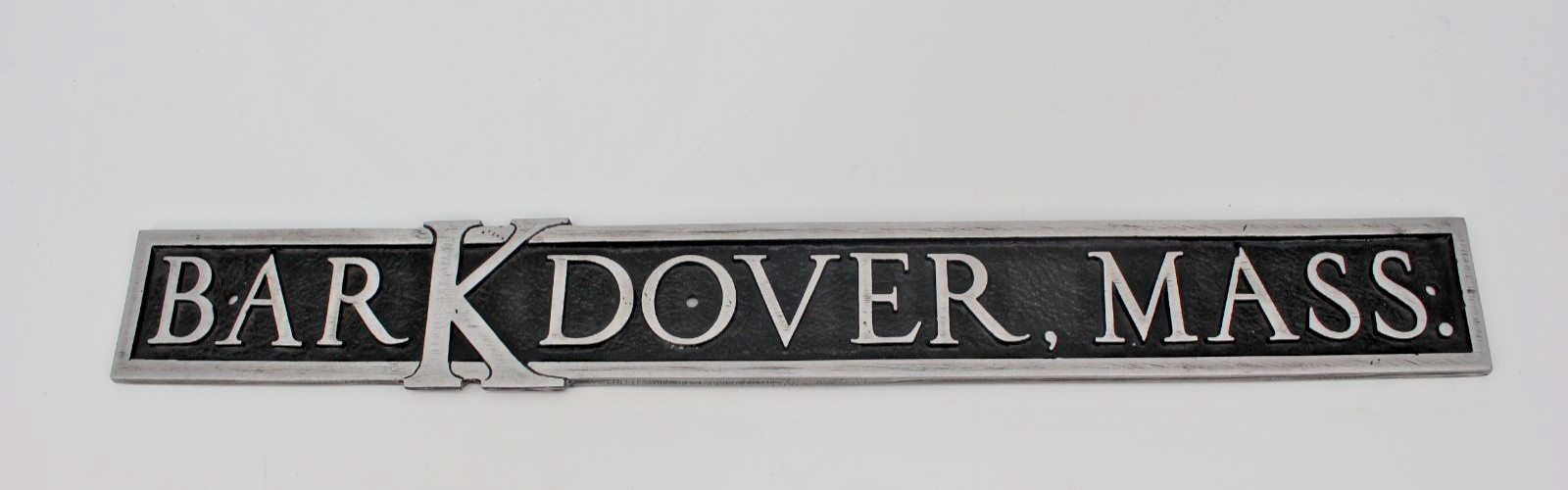 Bar K Dover Massachusetts MA Metal Sign