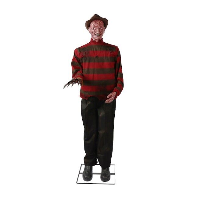 Gemmy 6ft Animated Freddy Krueger Haunted House Prop Scary for Halloween