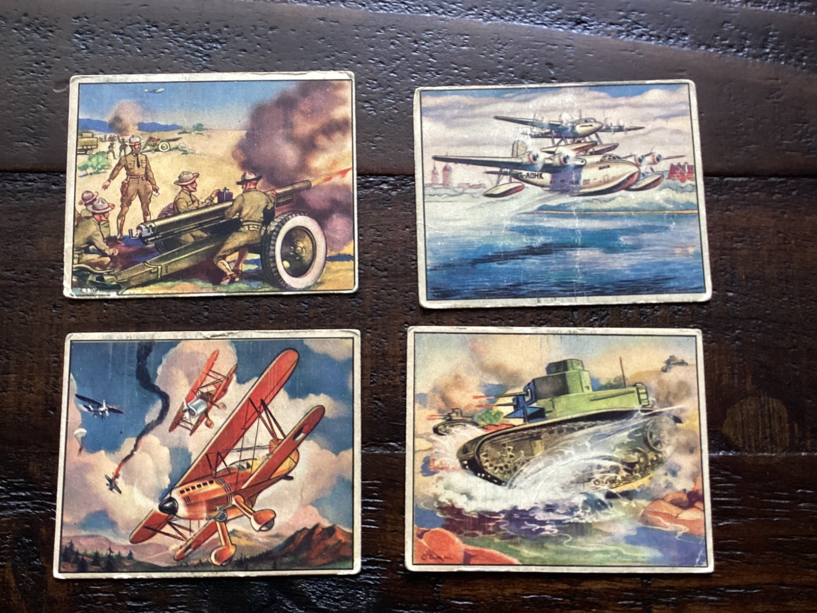 1939 Gum, Inc. 4 Arms of the World Collectible Non-Sports Cards - VG/G