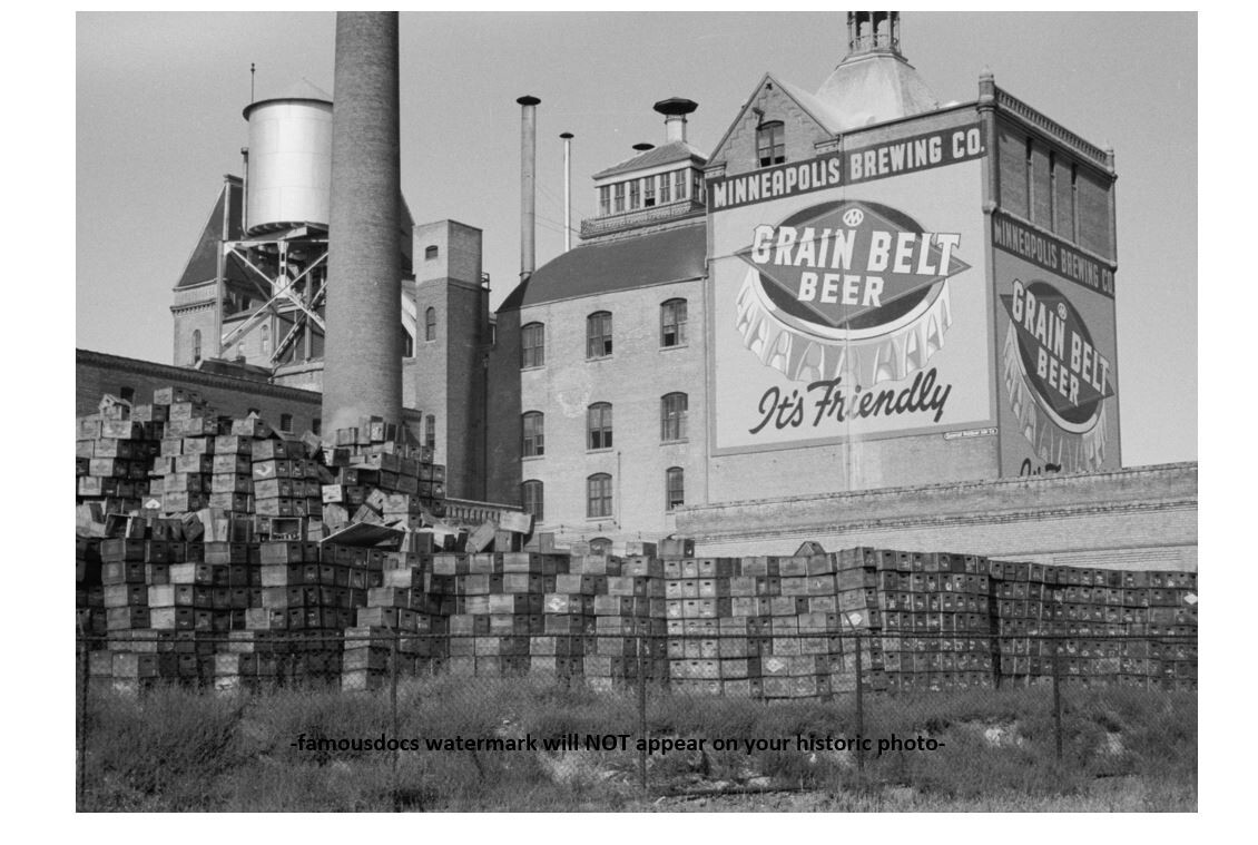 1939 Grain Belt Beer PHOTO Brewery Vintage Minneapolis Brewing Co Photo