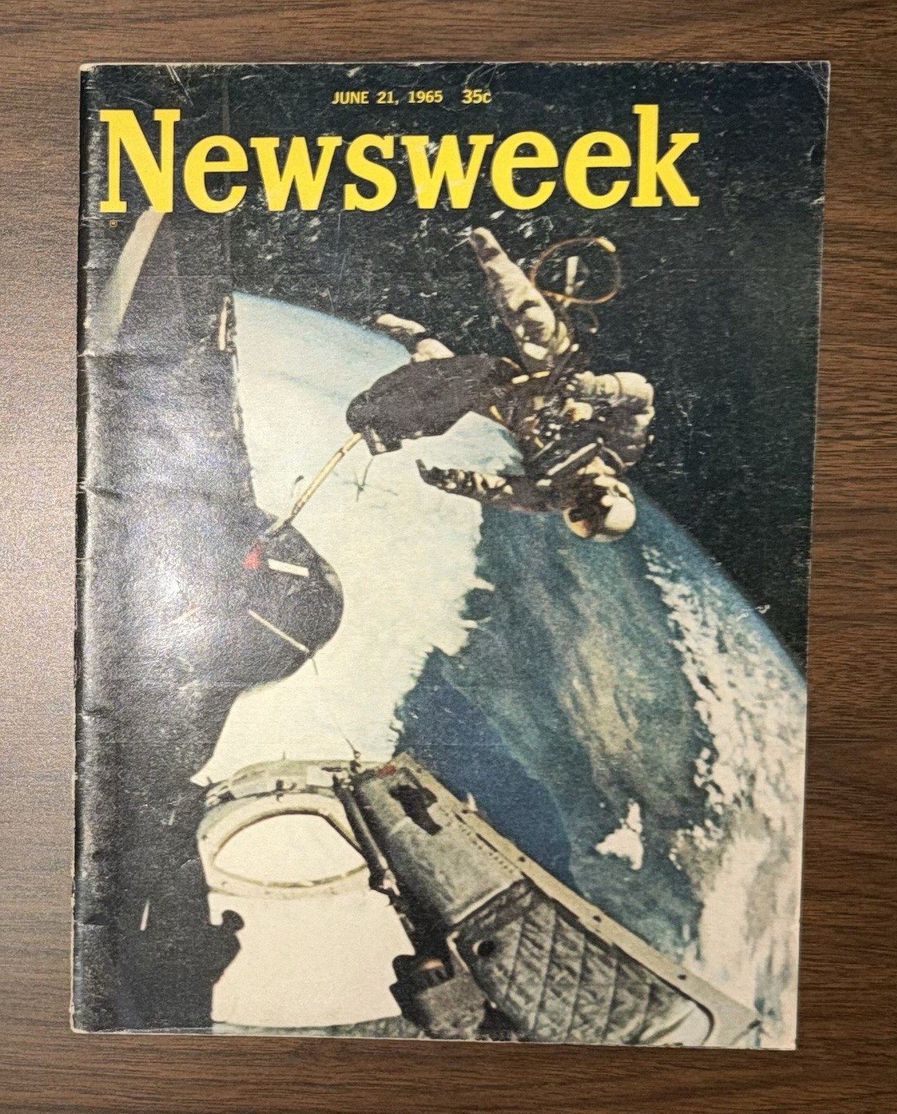 1965 Newsweek June 21 Gemini 4 Space Walk Ed White NASA