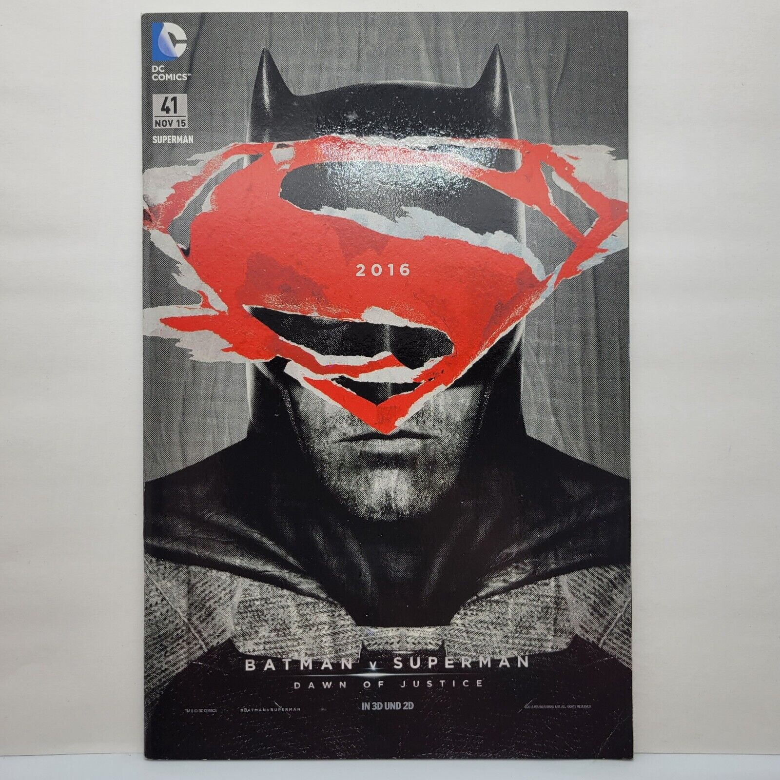 SUPERMAN #41 GERMAN EDITION – BATMAN VS SUPERMAN COVER  2016