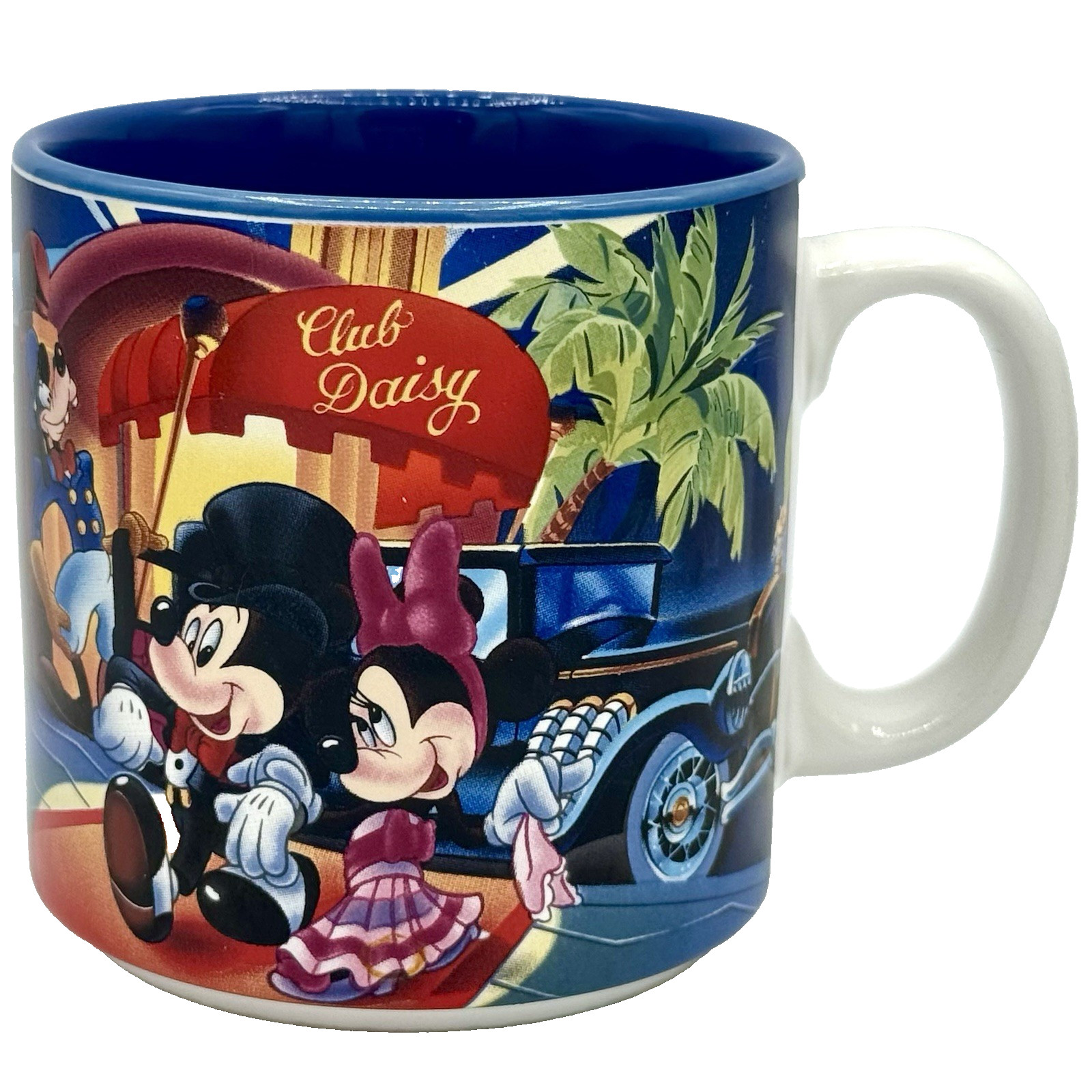 Vintage 1987 Disney MGM Studios Club Daisy Mug Mickey Minnie Mouse Goofy - Japan