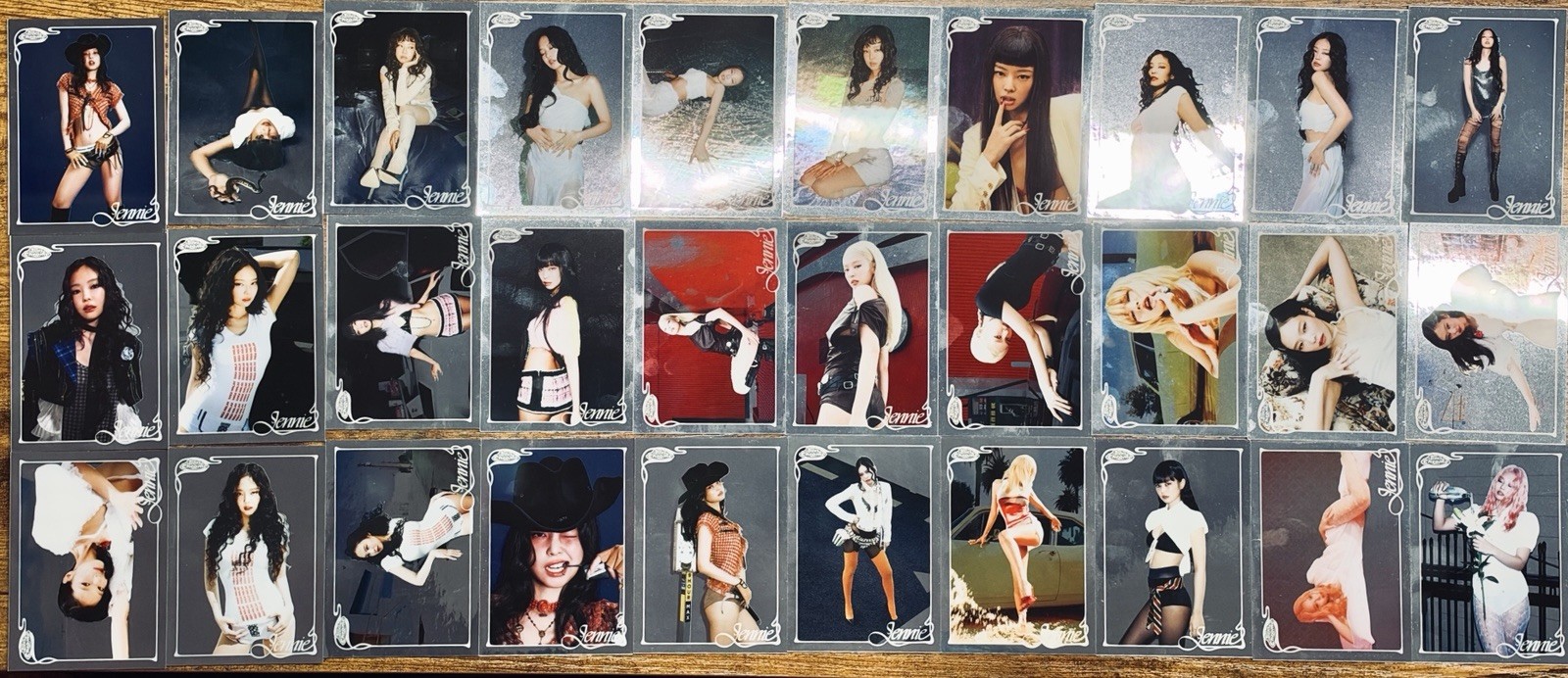 Topps 2026 Topps Chrome x Jennie Jennie Base Set 30 cards complete 