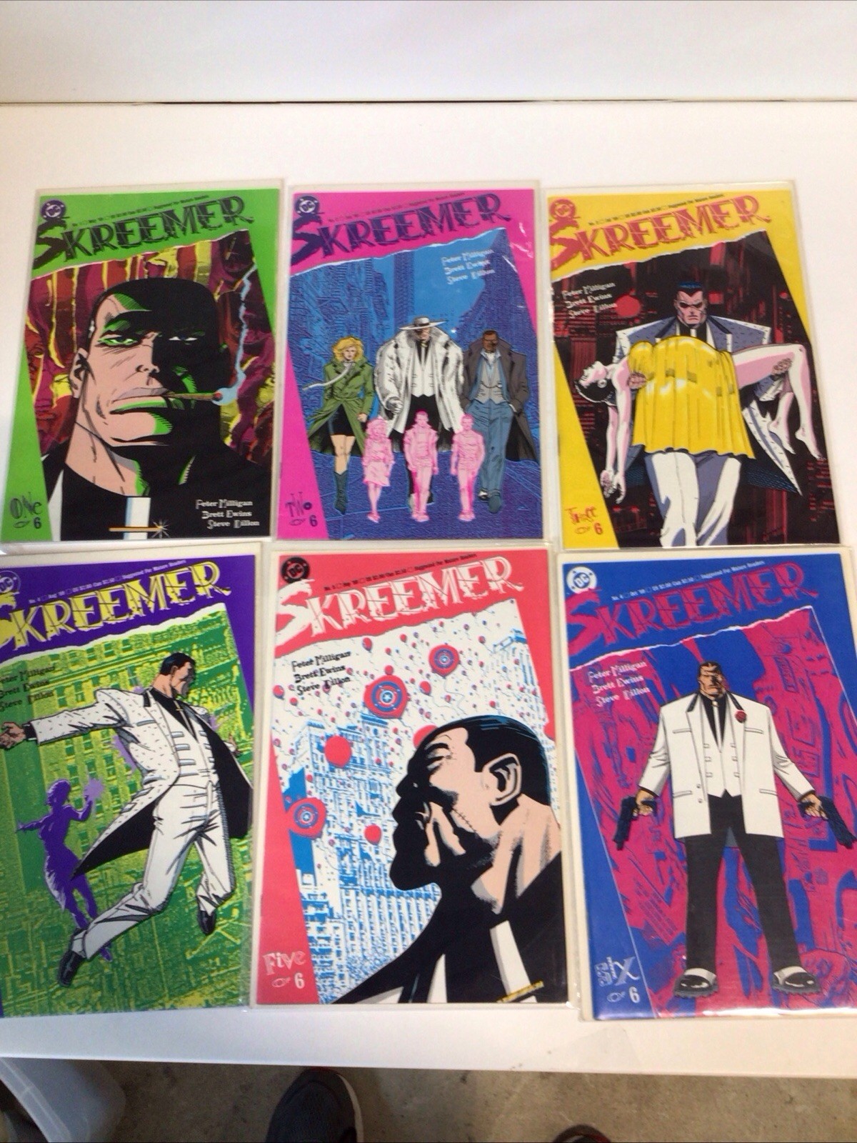 Skreemer #1-6 VG Complete Series Peter Milligan Steve Dillon DC Comics 1989