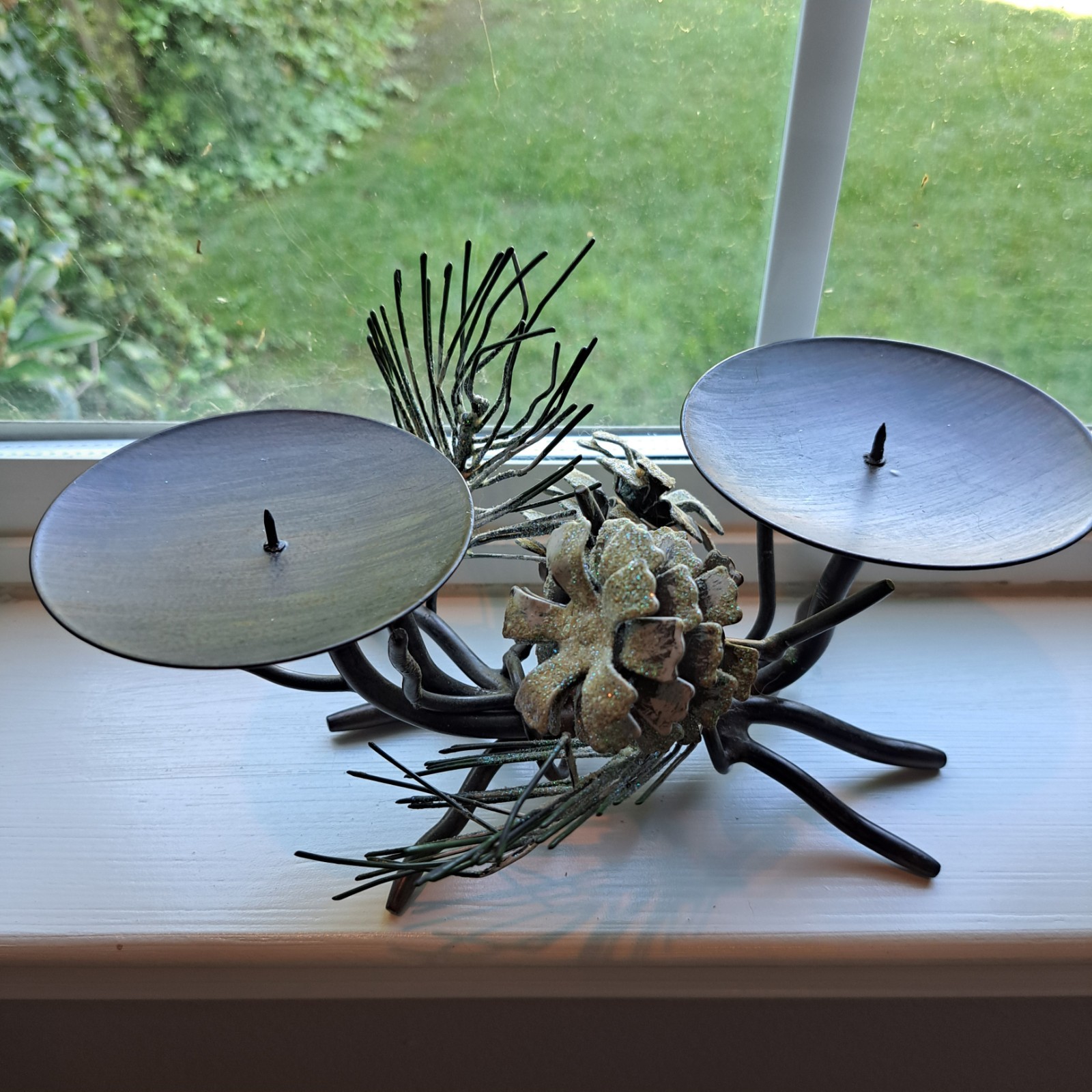 2 Wrought Iron Pinecone & Pine Needle 3 2 Wrought Iron Pinecone & Pine Needle 3