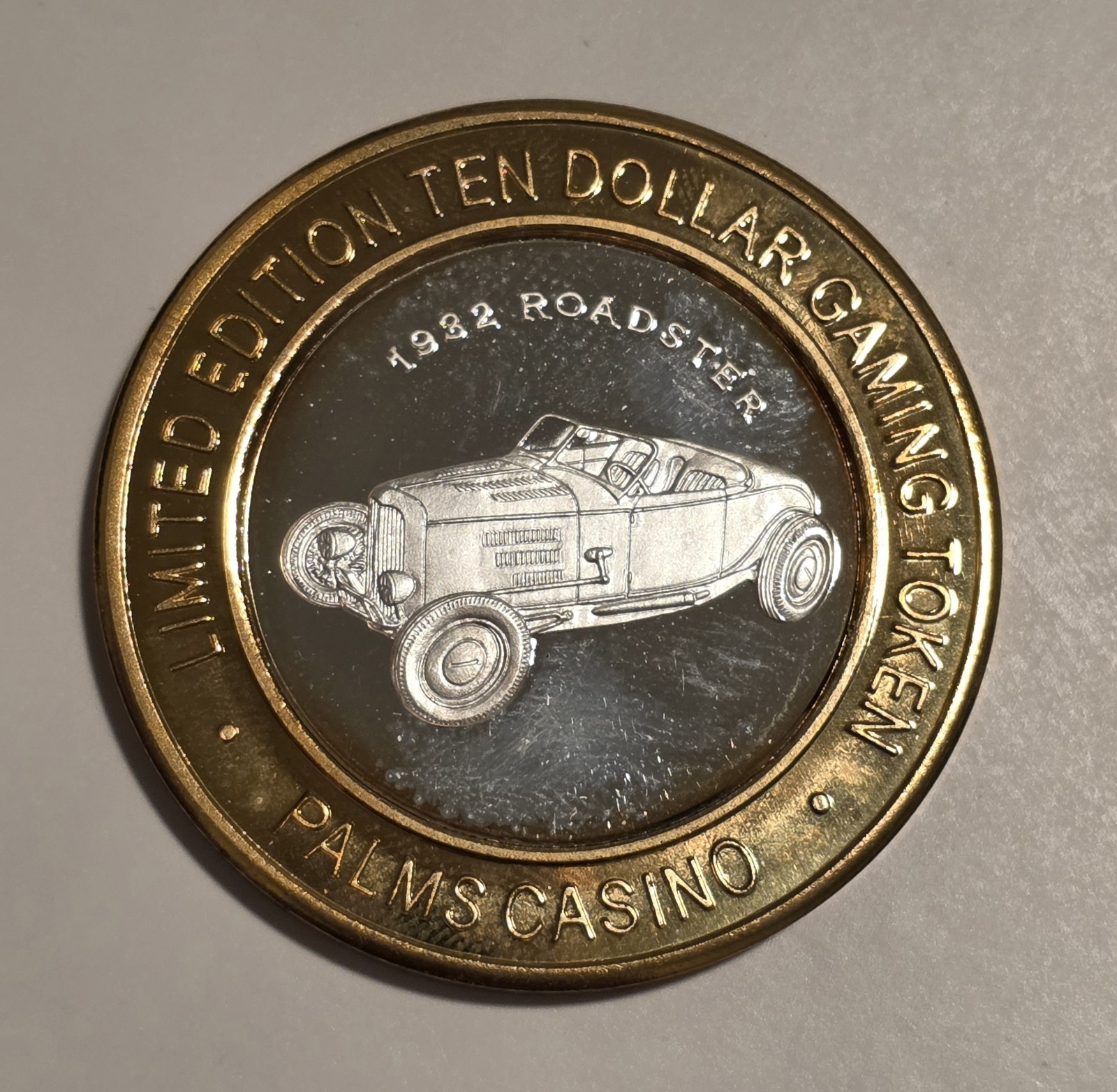 $10 Casino Strike .999 fine Palms Casino Silver Strike - 1932 Roadster