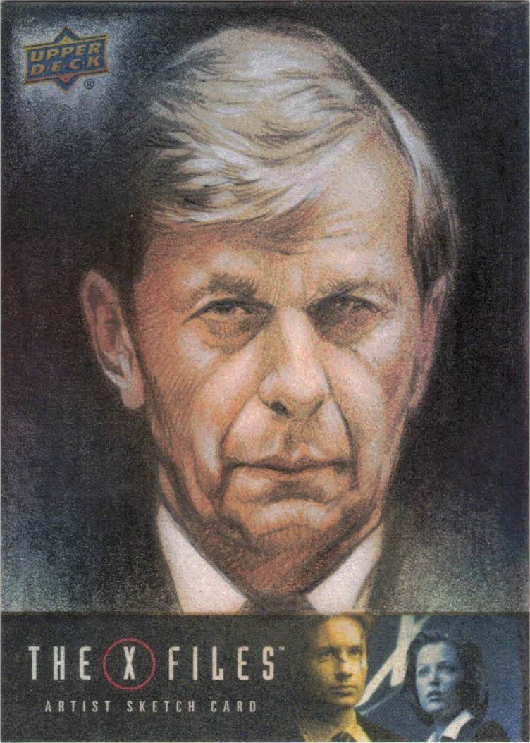 X-Files Monsters of the Weeks Sketch Card Huy Truong Cigarette Smoking Man 1/1 X-Files Monsters of the Weeks Sketch Card Huy Truong Cigarette Smoking Man 1/1