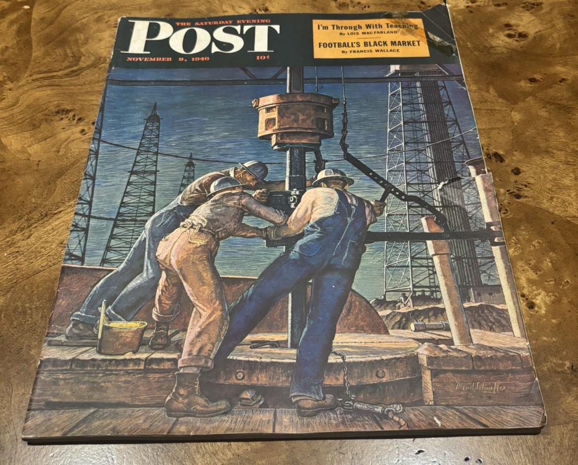VINTAGE 1946 Saturday Evening Post Magazine 