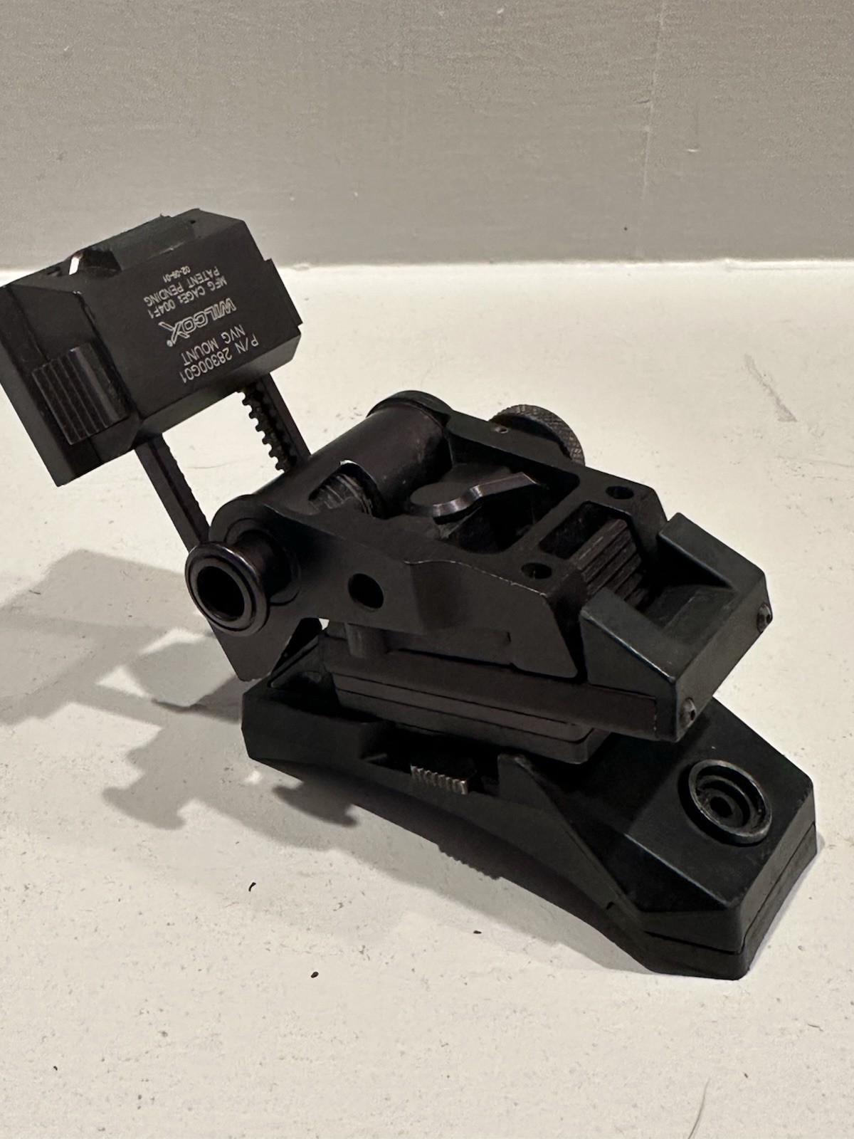 Used Wilcox L3 G01 Black Breakaway NVG Mount NO LANYARD #9 02-09-01