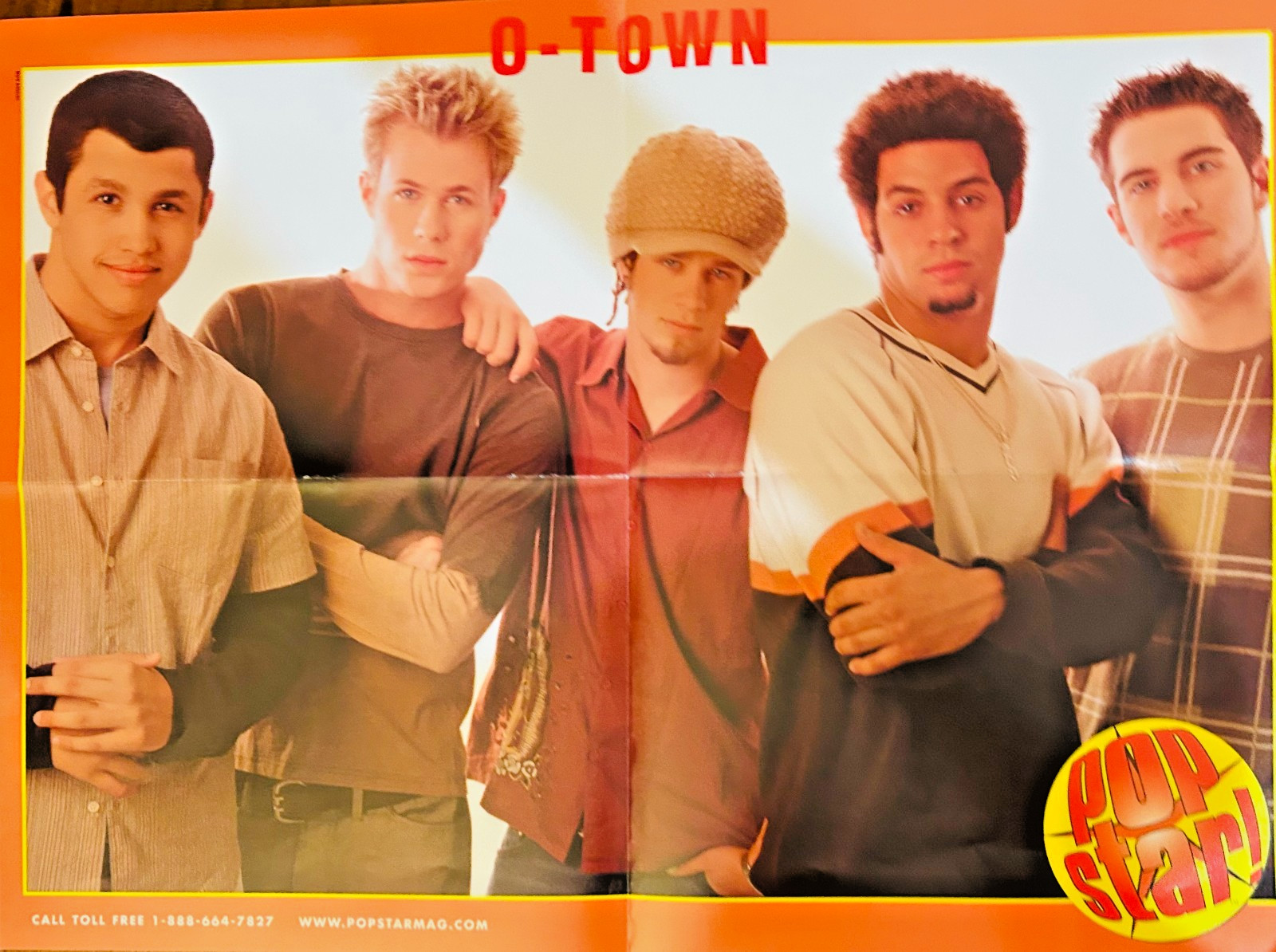 NSYNC O-Town Double-Sided Poster 16x21 – Pop Star 2001 (Preowned) NSYNC O-Town Double-Sided Poster 16x21 – Pop Star 2001 (Preowned)