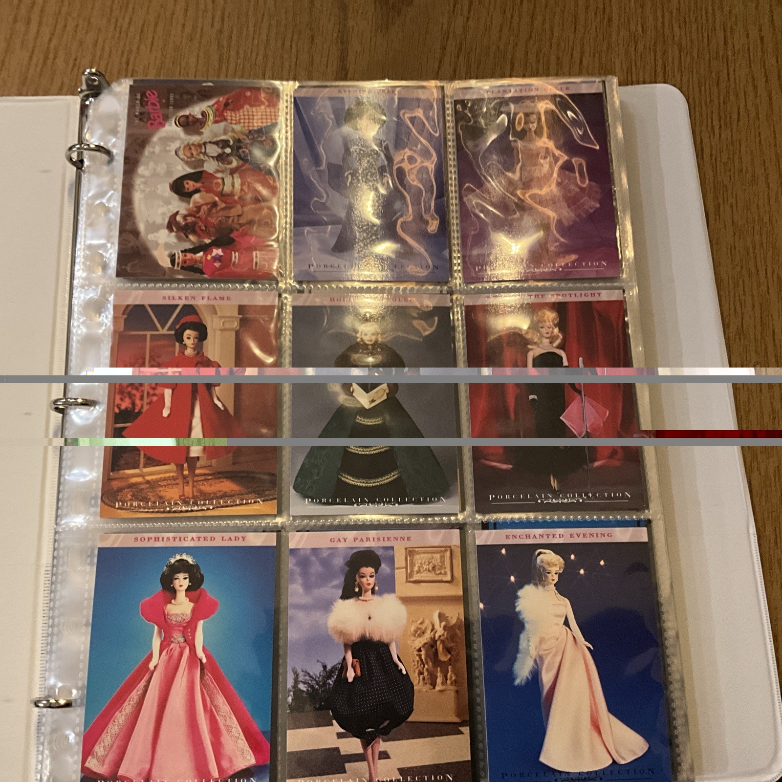 1997 Barbie Trading Cards Complete Set Of 100 In Binder NEAR MINT