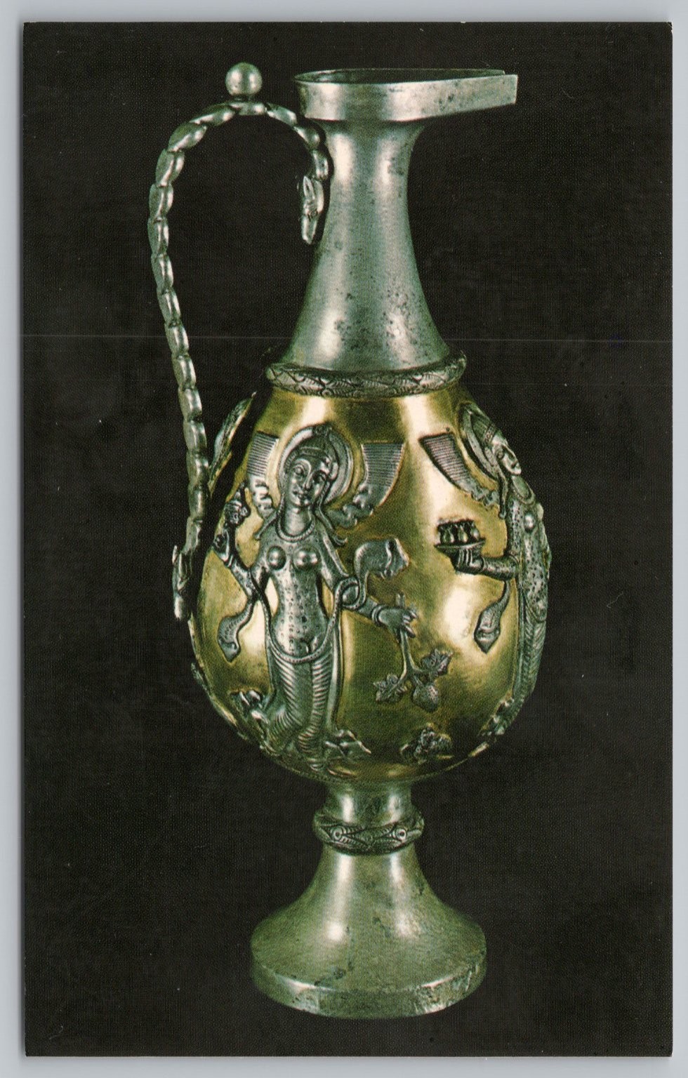 Sasanian Persian Royal Ewer Postcard Cincinnati Art Museum Ancient Art 1970s UNP