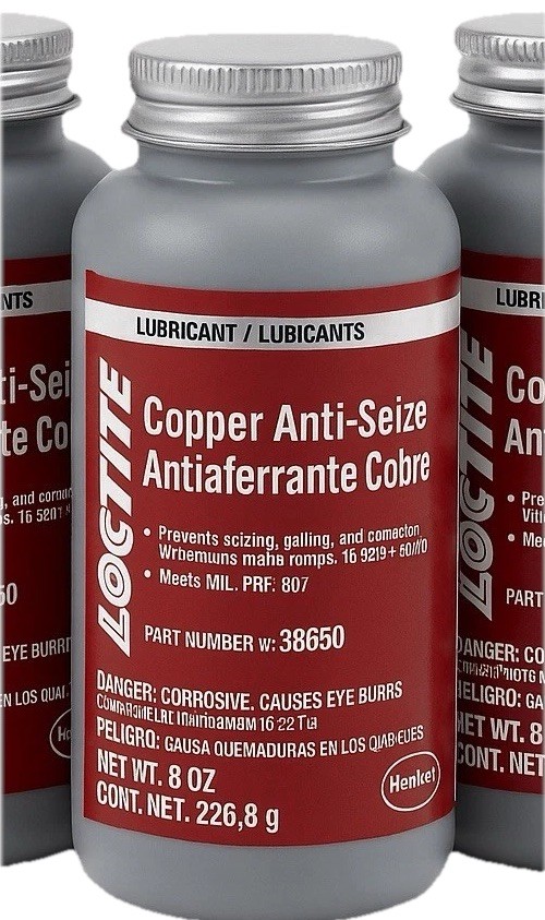 Loctite Copper Anti-Seize Lubricant Electrical & Engine Efficiency 8 oz